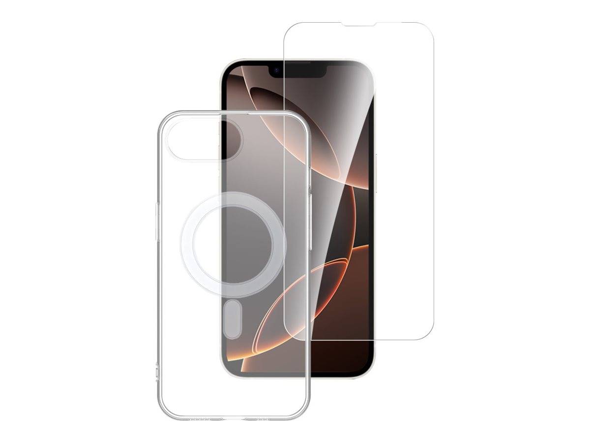 4smarts Premium - 360° Schutzset - hintere Abdeckung für Mobiltelefon - kompatibel mit MagSafe - Thermoplastisches Polyurethan (TPU)