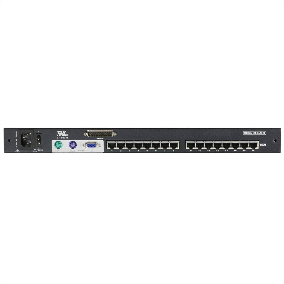 ATEN KL1508AiM KVM Over IP Switch, 8 Port, 43cm LCD, VGA, PS/2-USB, FR-Layout