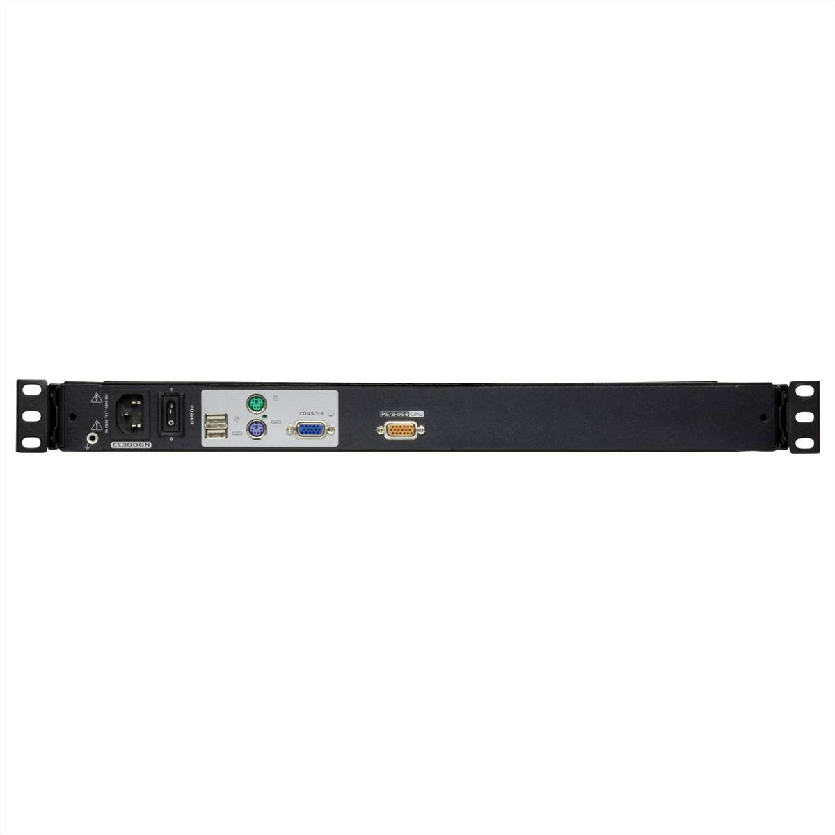 ATEN CL3000N KVM-Konsole, 48cm LCD, VGA, PS/2-USB, USB Port, FR-Layout