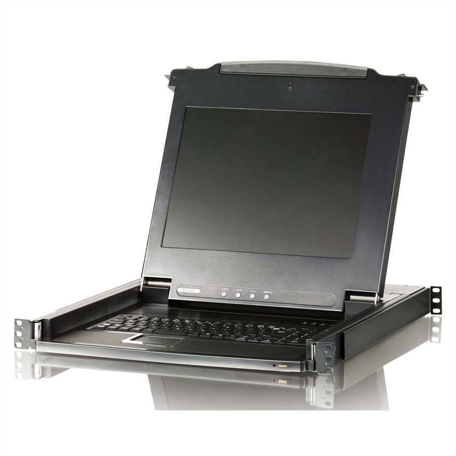 ATEN CL1000M KVM-Konsole, 43cm LCD, VGA, PS/2, FR-Layout