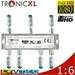 TronicXL 6fach BK Verteiler Premium TV Kabel Antennenverteiler Kabelfernsehen DVBC TronicXL 6fach BK Verteiler Premium TV Kabel Antennenverteiler Kabelfernsehen DVBC