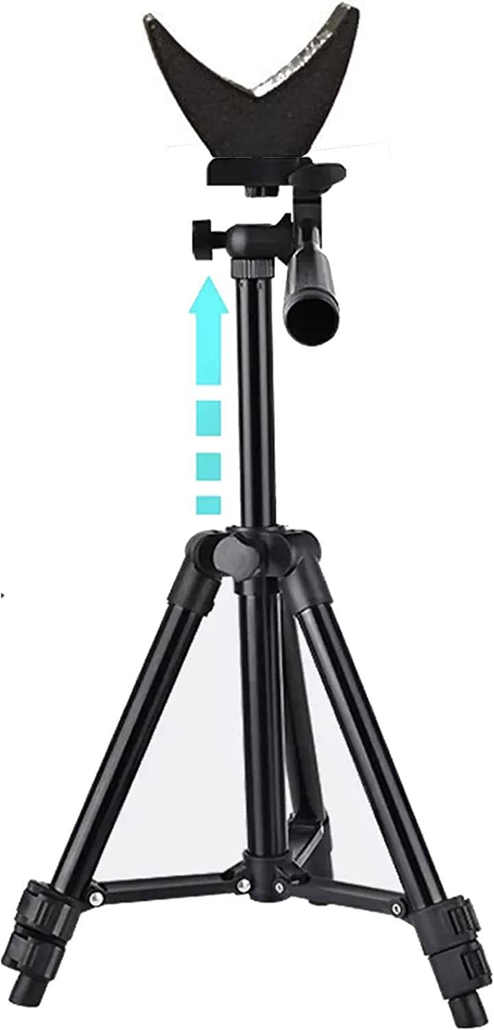 30-63cm Schießstock Zielstock Pirschstock Stativ + Auflage für Objektiv Gewehr Gewehrauflage Tripod Jagd Stabil