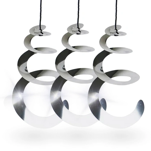 3X Windspirale Vogelabwehr Reflektierend Vogelschreck Spirale Windspiel Vogel Abwehr Garten Terrasse Schutz gegen Vögel 3X Windspirale Vogelabwehr Reflektierend Vogelschreck Spirale Windspiel Vogel Abwehr Garten Terrasse Schutz gegen Vögel