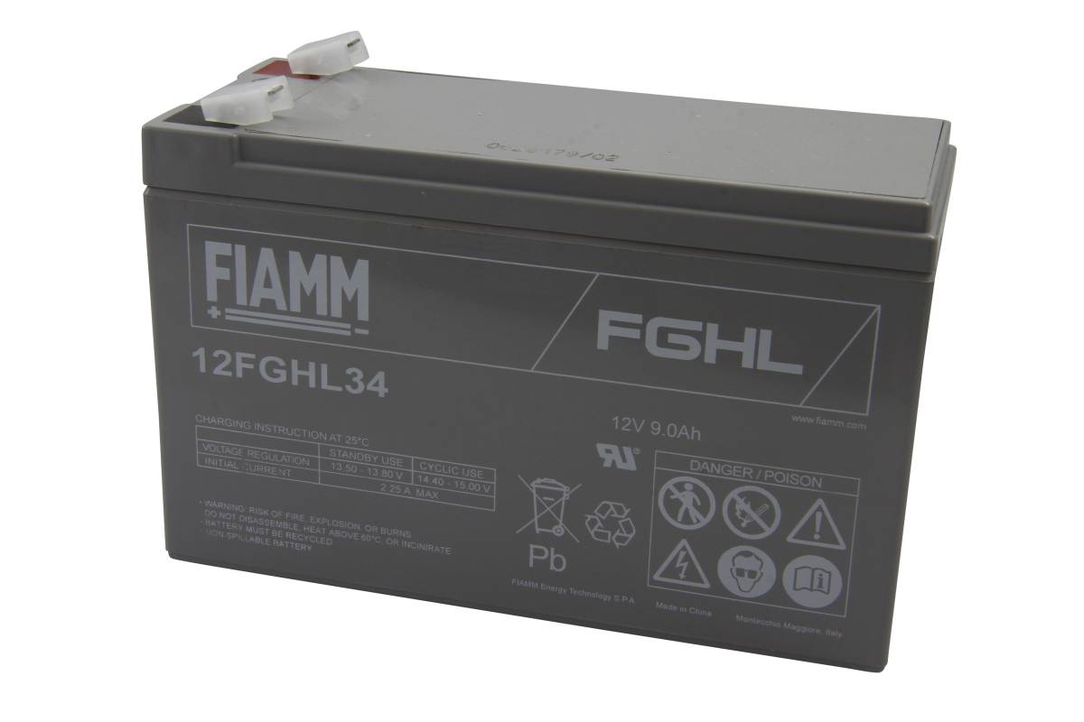 FIAMM Blei Akku 12FGHL34 (FGHL20902) 12.0V 9.0Ah