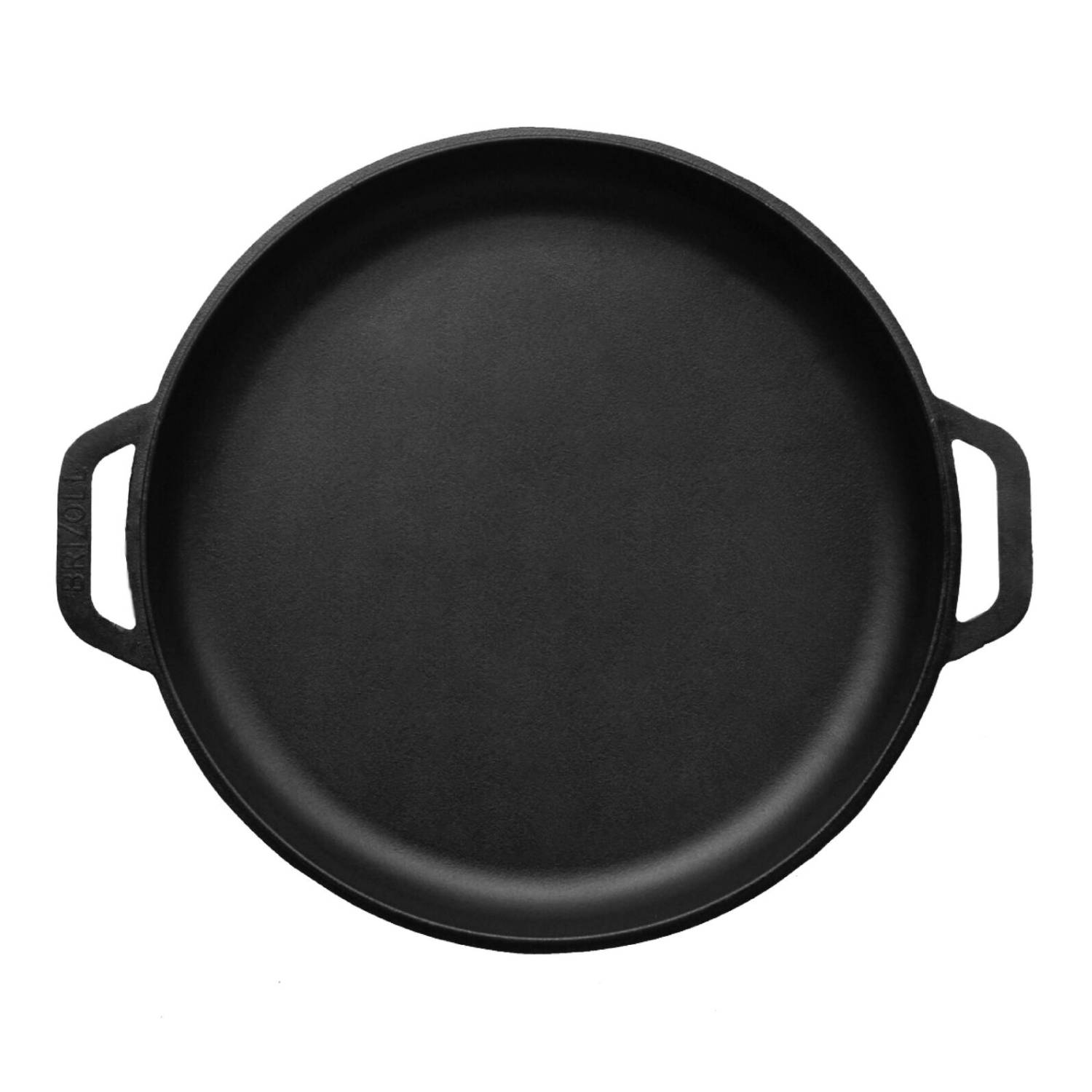 ROBARI Kazan Gusseisen 15 Liter Kasan mit Pfannendeckel aus Gusseisen Wok Asia