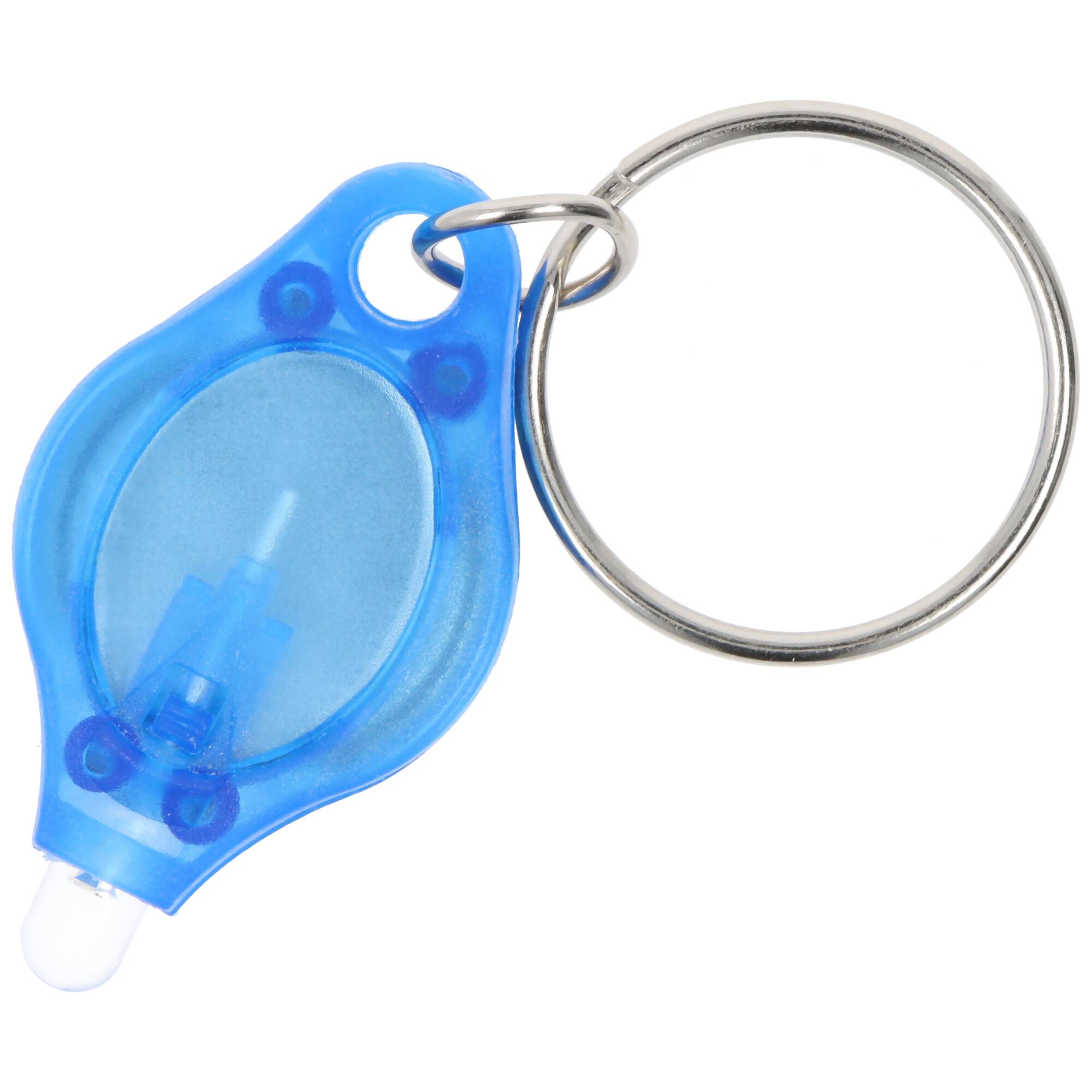 LED-Taschenlampe Mini mit weißer LED, mit Schlüsselanhäger