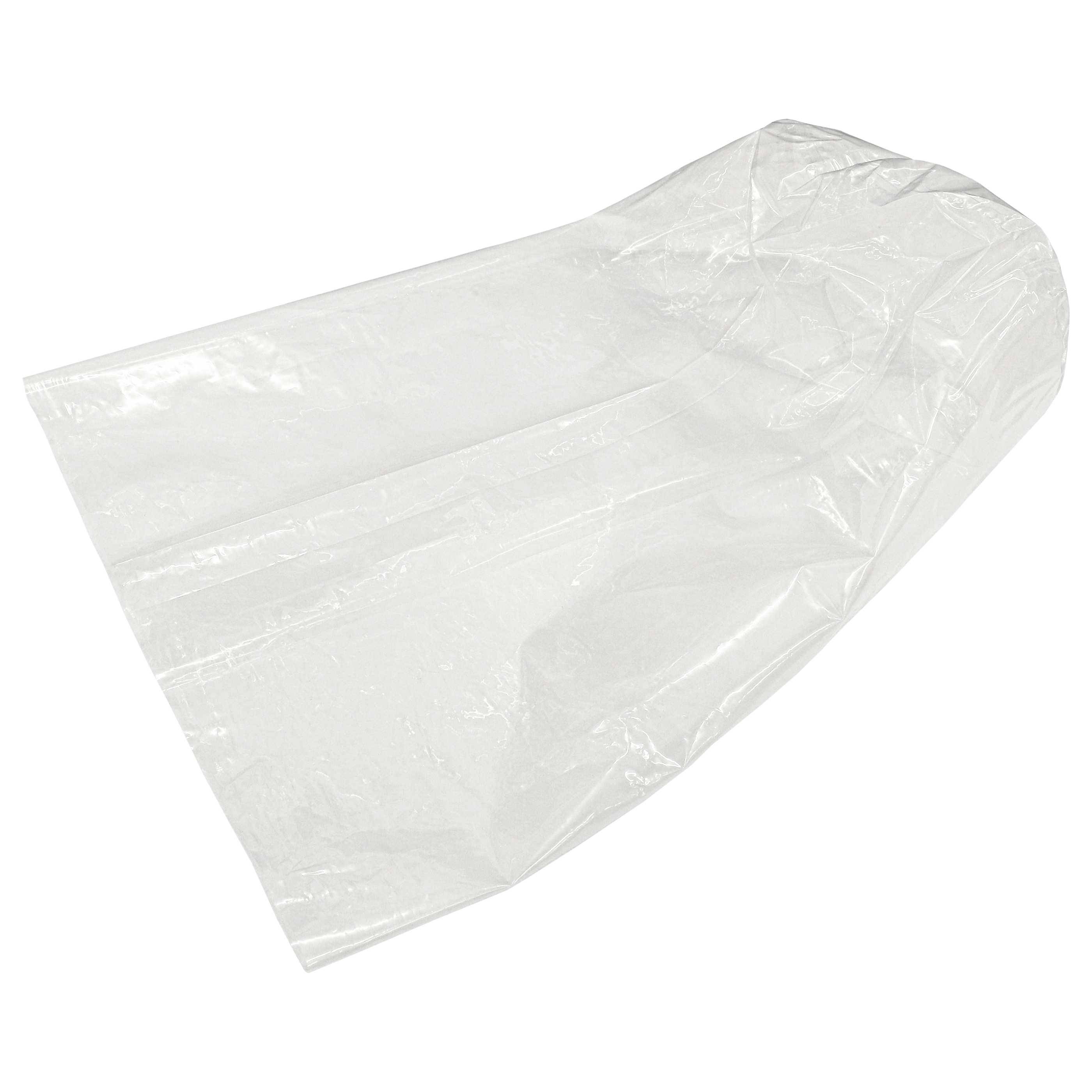 vhbw 20x Entsorgungsbeutel kompatibel mit Dustcontrol DC 2800 H Asbest, DC 1800H Asbest, DC 1800 XL Staubsauger - 70cm x 36cm, Transparent