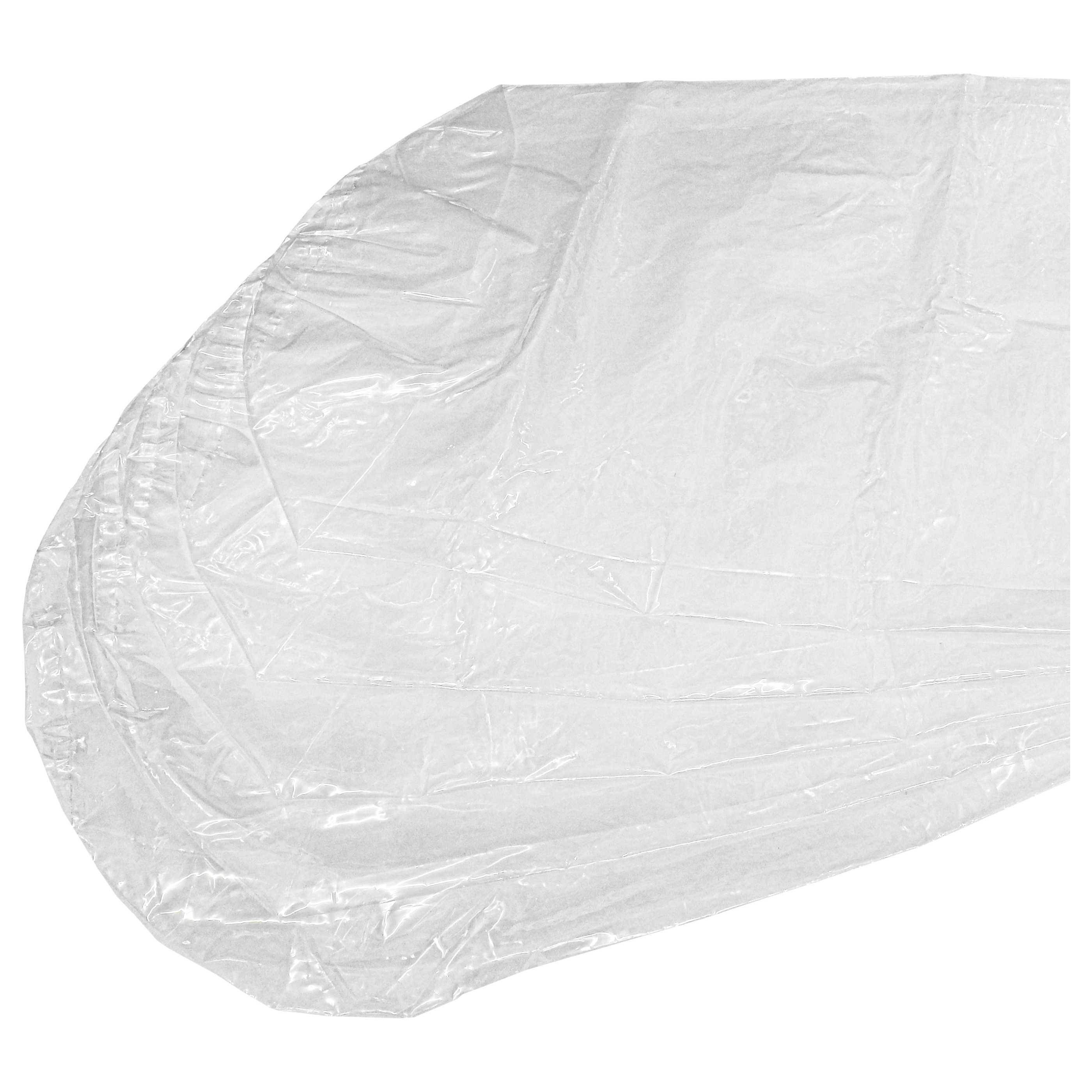 vhbw 20x Entsorgungsbeutel kompatibel mit Dustcontrol DC 2800 H Asbest, DC 1800H Asbest, DC 1800 XL Staubsauger - 70cm x 36cm, Transparent