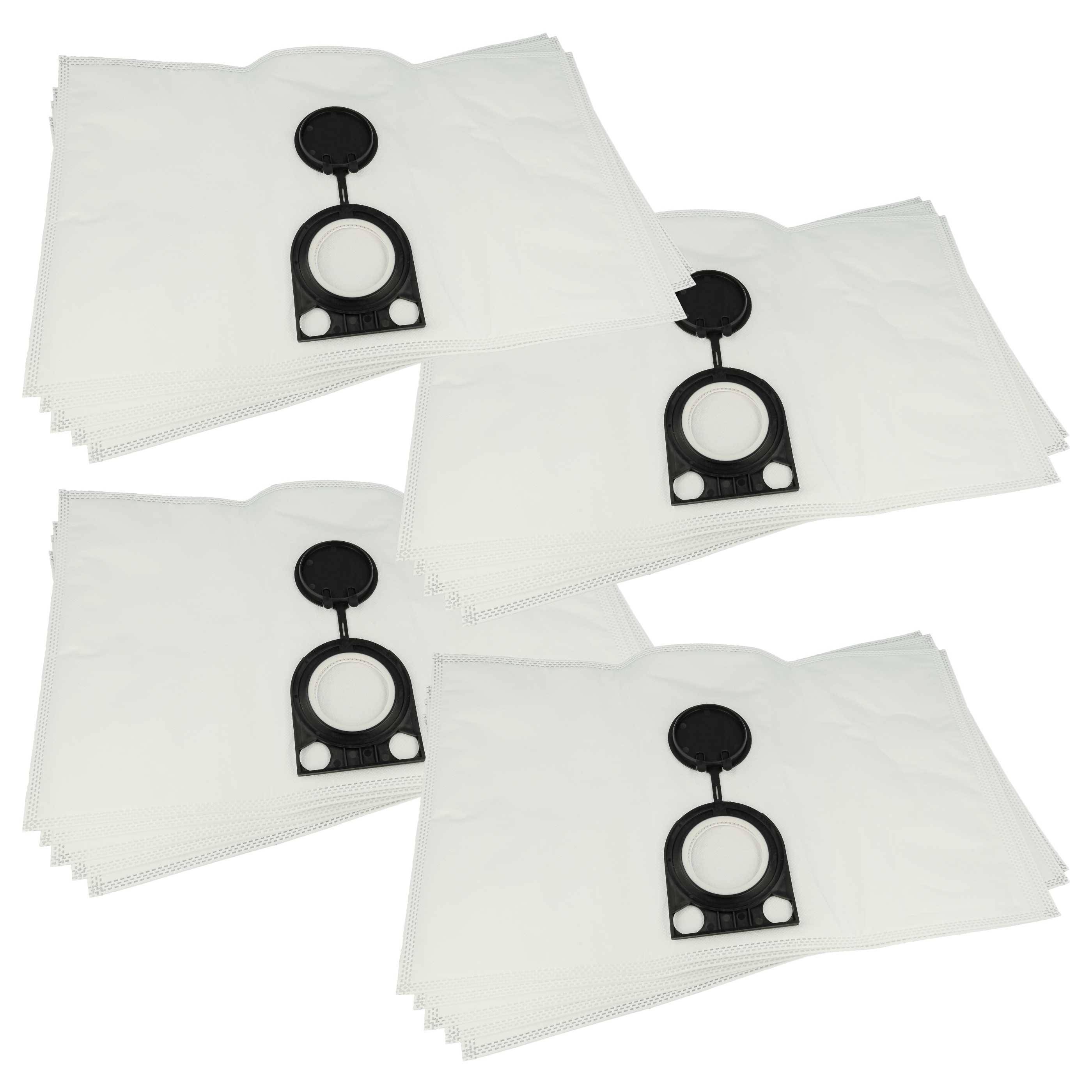 vhbw 20x Staubbeutel Ersatz für Starmix FBV 20, 434827 für Staubsauger - Mikrovlies, 20 l Füllvolumen, 31cm x 51cm Weiß