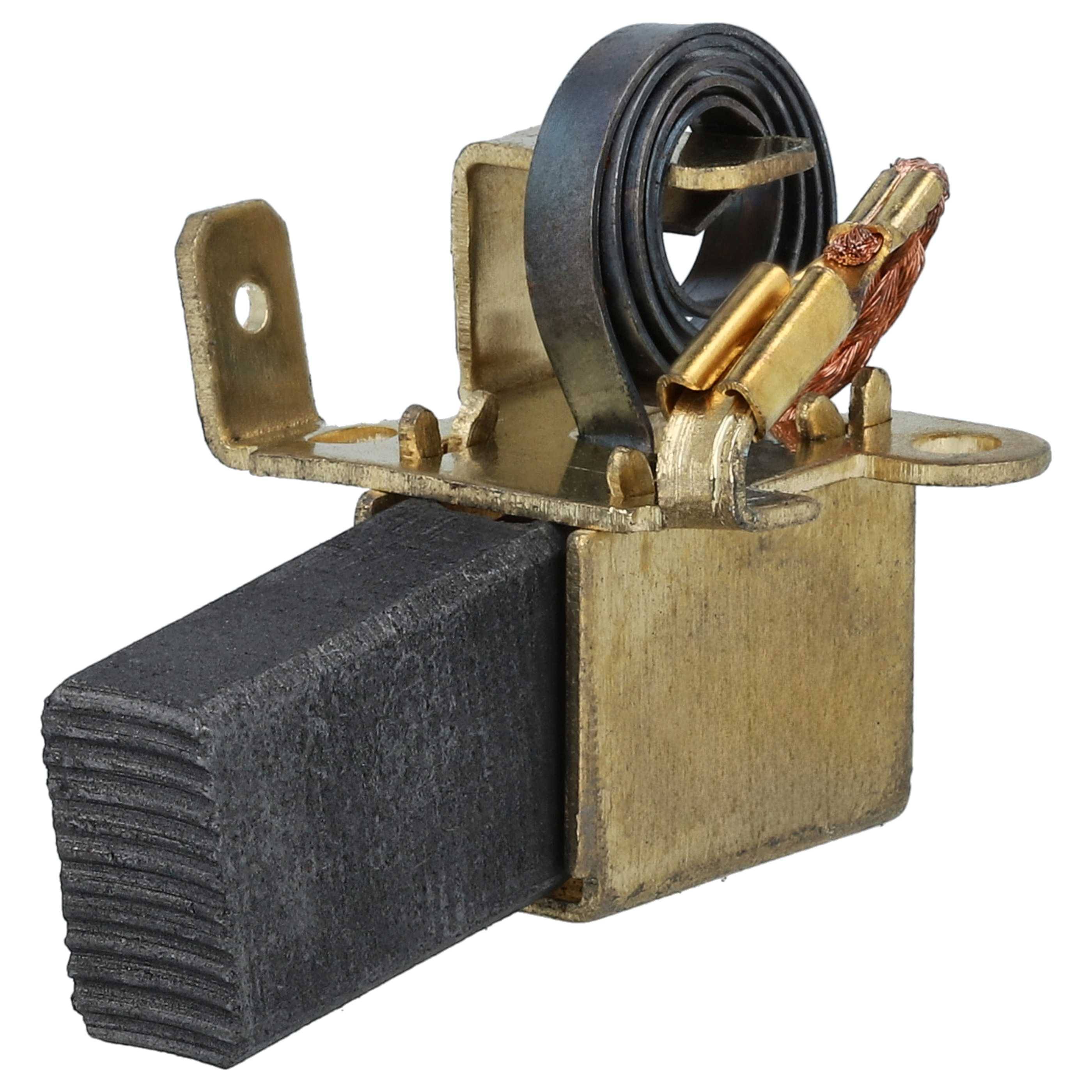 vhbw 2x Kohlebürste 7 x 12 x 18 mm kompatibel mit Bosch 3 603 B6A 001, 3 603 B6C 701, POF 1400 ACE, POF 1200 AE Oberfräse