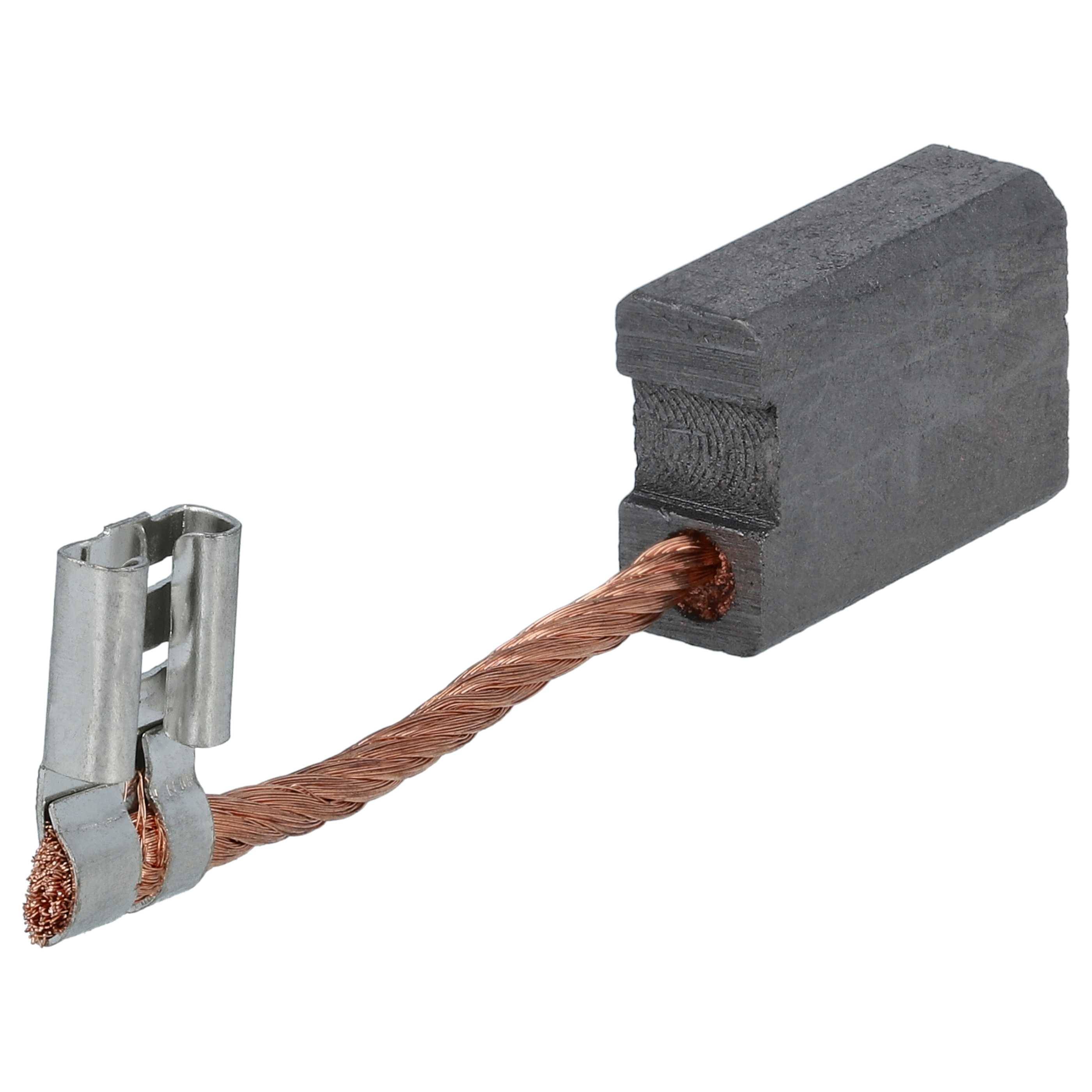 vhbw 4x Kohlebürste 7 x 14 x 20 mm Ersatz für Kärcher 6.610-058.0 für Bodenreiniger, Saugwischer