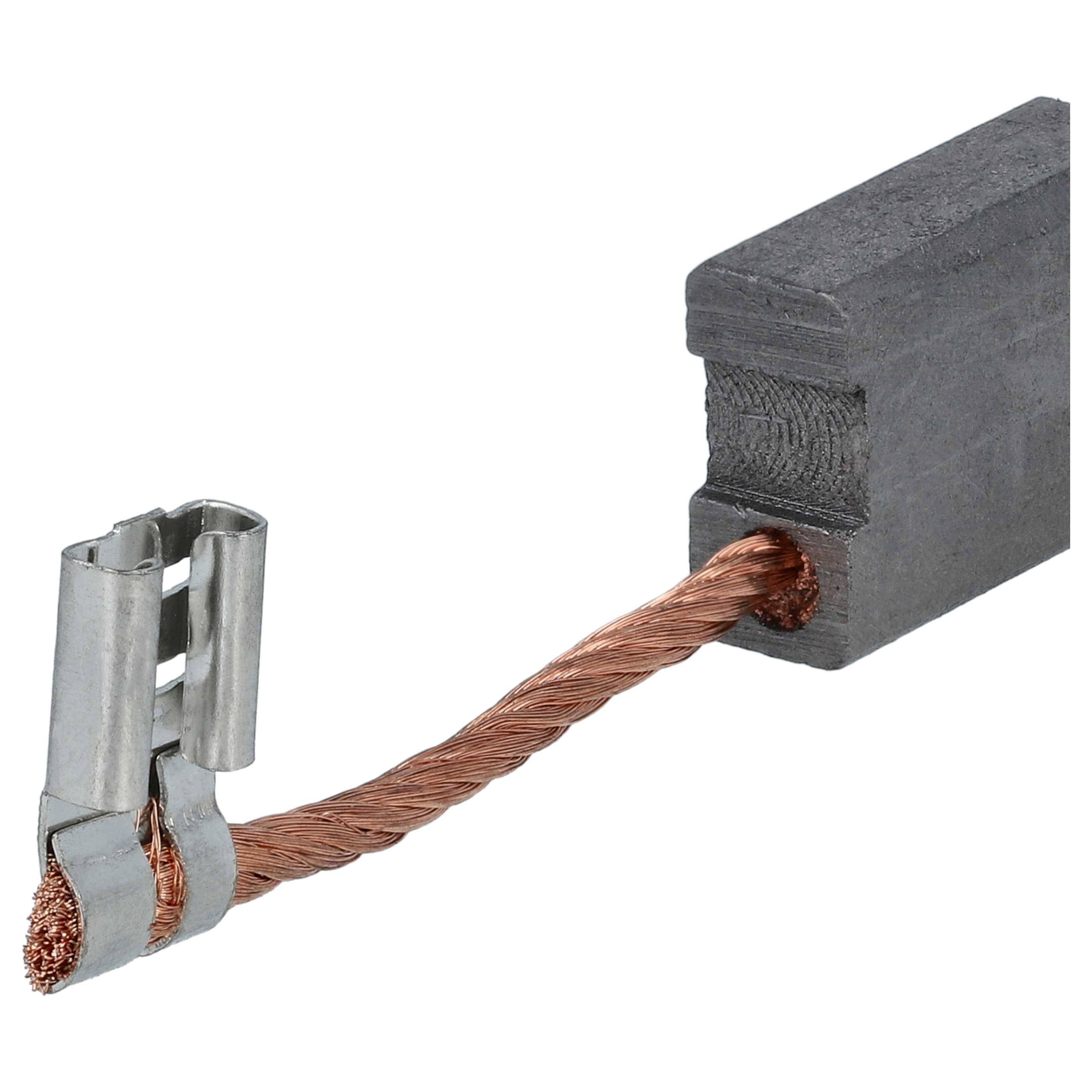 vhbw 4x Kohlebürste 7 x 14 x 20 mm Ersatz für Kärcher 6.610-058.0 für Bodenreiniger, Saugwischer