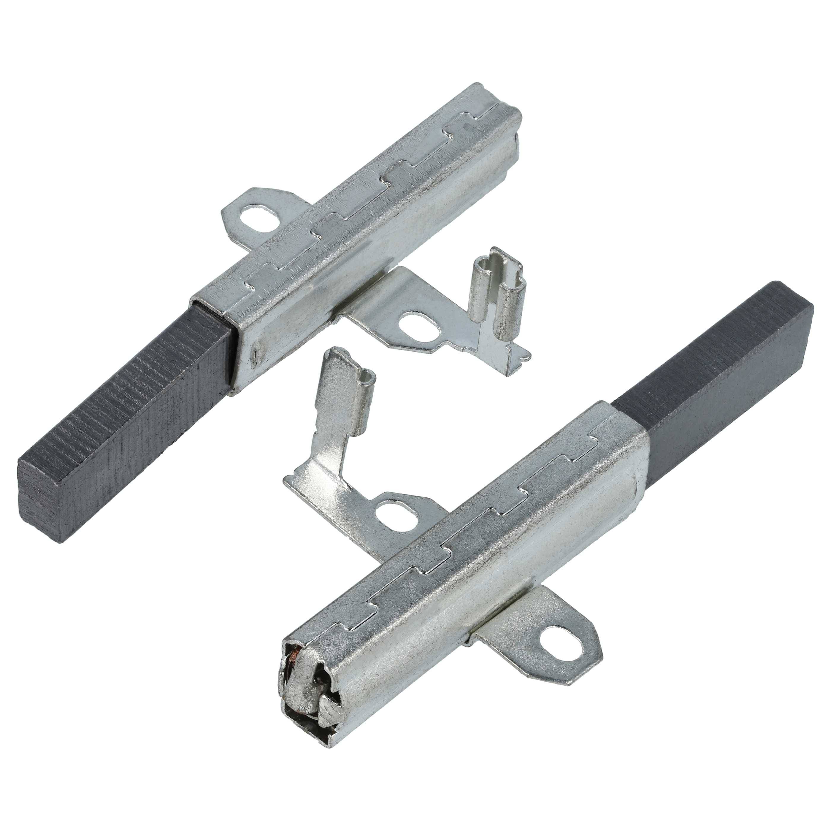 vhbw 2x Kohlebürste 6,3 x 14 x 32 mm kompatibel mit Ghibli CE 56/2, AS 9, AS 8P, SP 8 Staubsauger