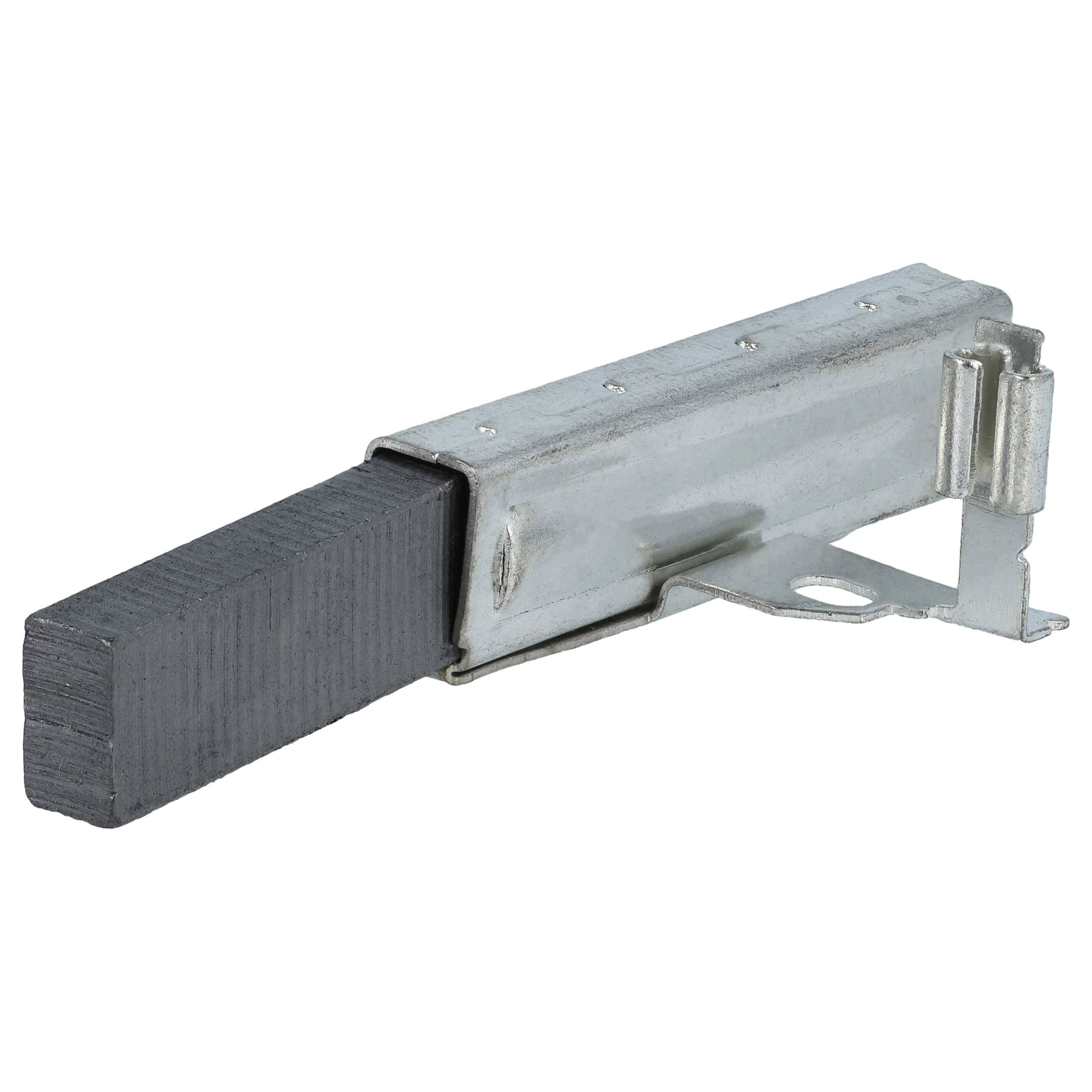 vhbw 2x Kohlebürste 6,3 x 14 x 32 mm kompatibel mit Kärcher NT 25/1, NT 55/1, NT 45/1, 6.490-215.0, NT 35/1, NT 14/1, NT 40/1 Staubsauger