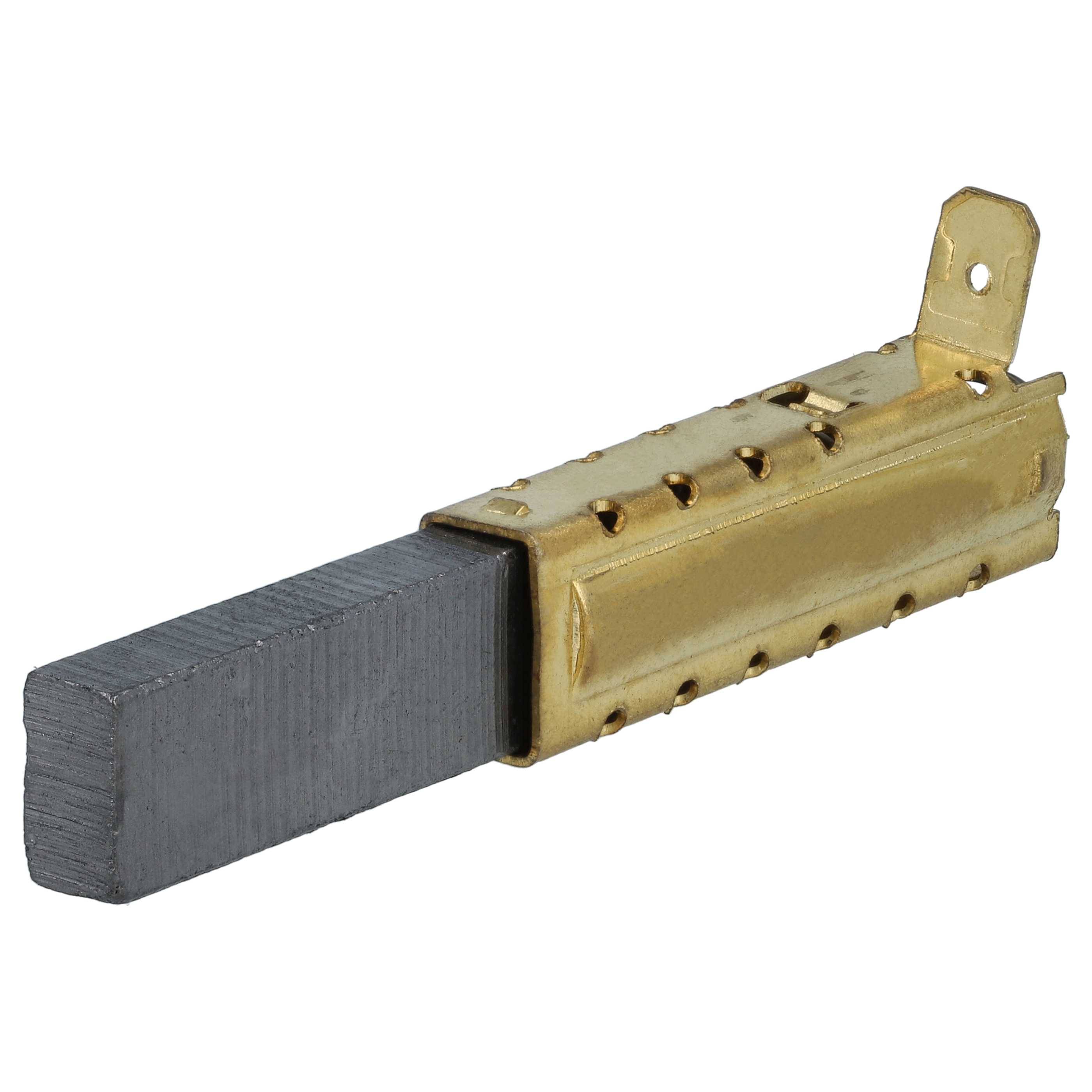 vhbw 2x Kohlebürste kompatibel mit Kärcher K4 01 PLUS, 15, 10 Industriestaubsauger, Nass-/Trockensauger