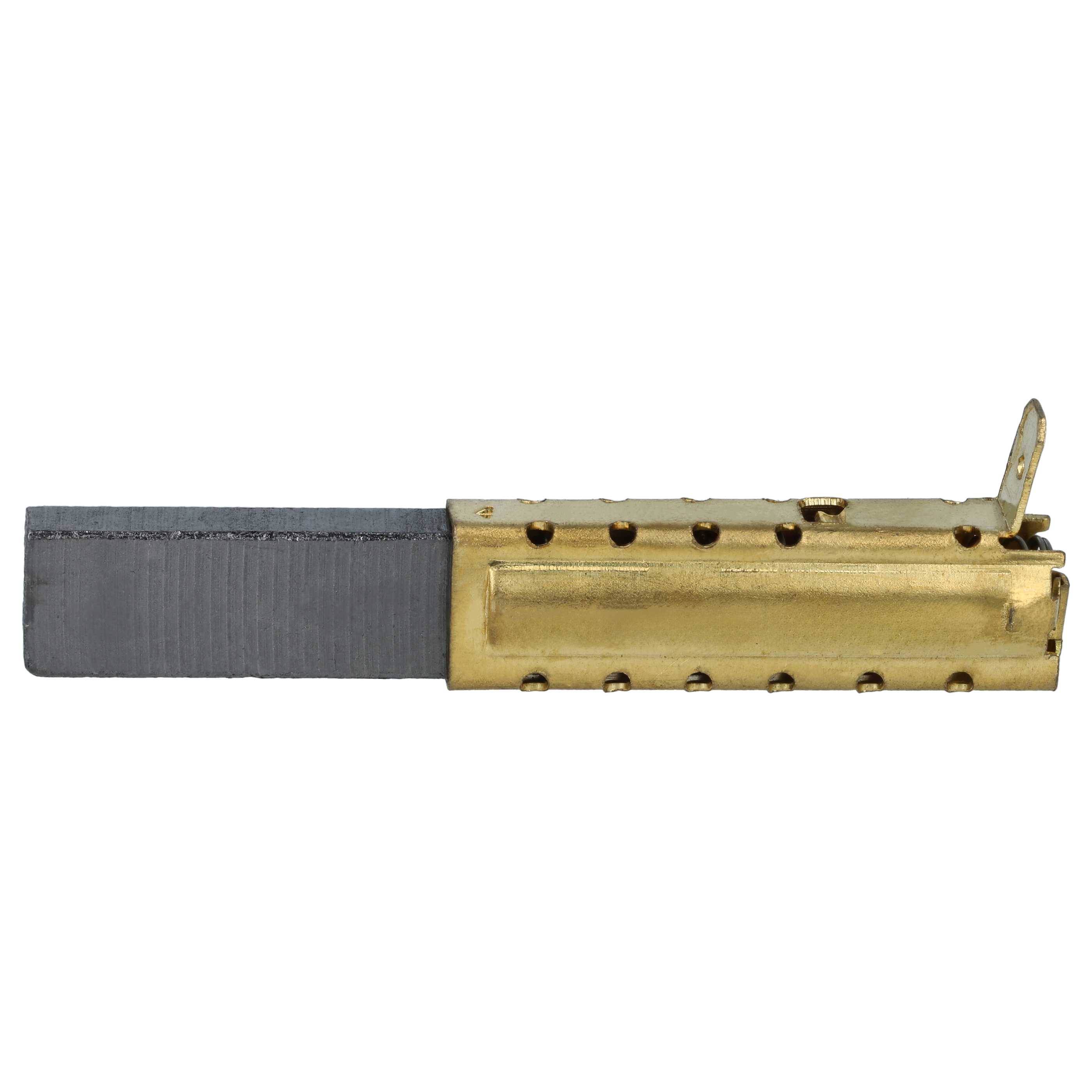 vhbw 2x Kohlebürste kompatibel mit Kärcher K4 01 PLUS, 15, 10 Industriestaubsauger, Nass-/Trockensauger