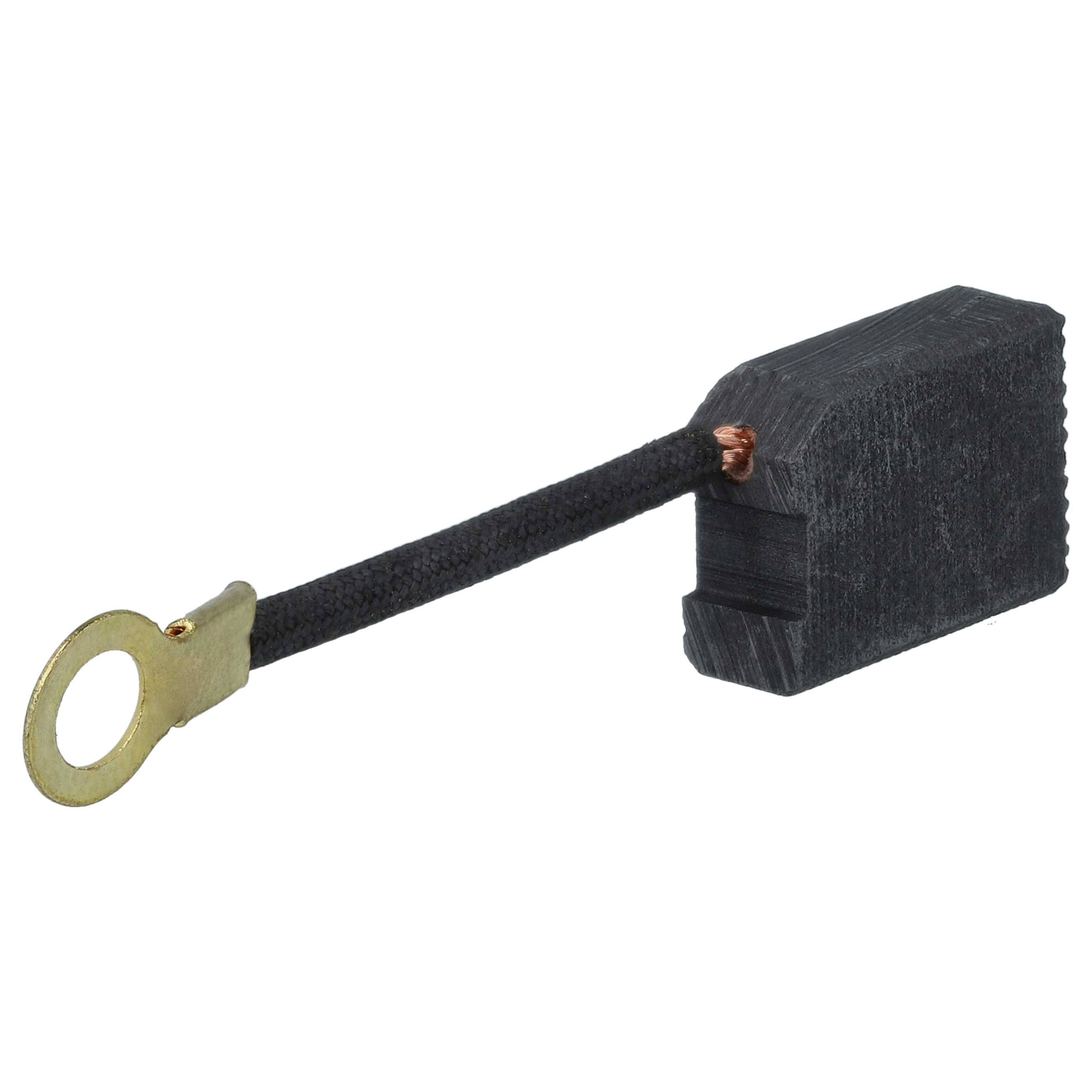 vhbw 4x Kohlebürste 19 x 14 x 7 mm kompatibel mit Kärcher 1.161-212.0, 1.161-210.0, 1.161-204.0 Nass-/Trockensauger, Waschsauger