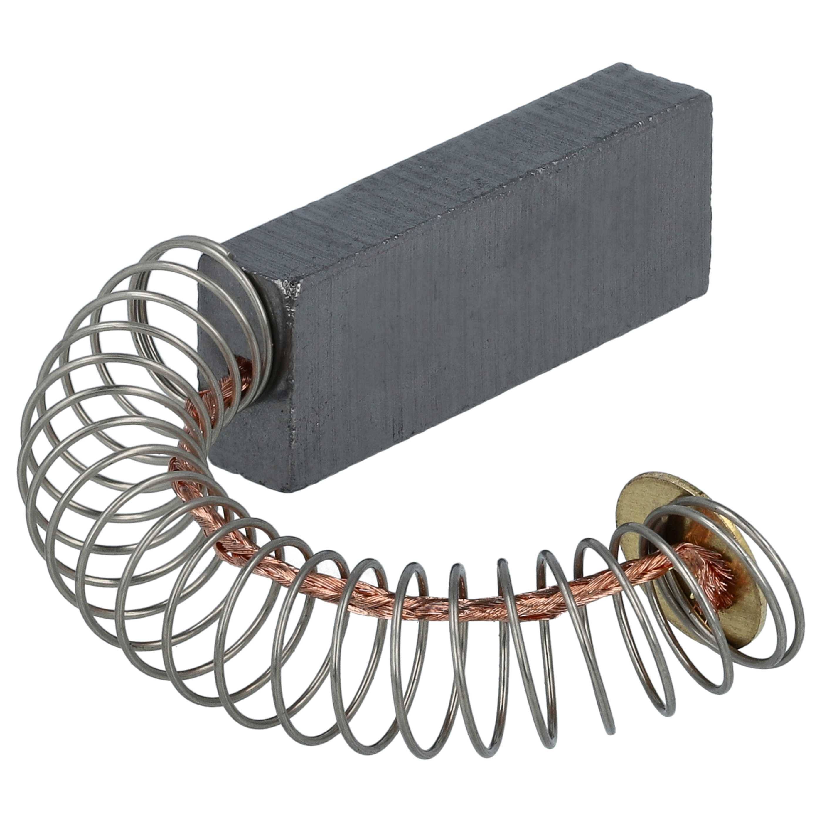 vhbw Kohlebürste kompatibel mit Kärcher BR TRIKE BAT, BR 90/140R PACK, BR 90/140 R BP, BR 90/140 R Nass-/Trockensauger + Feder