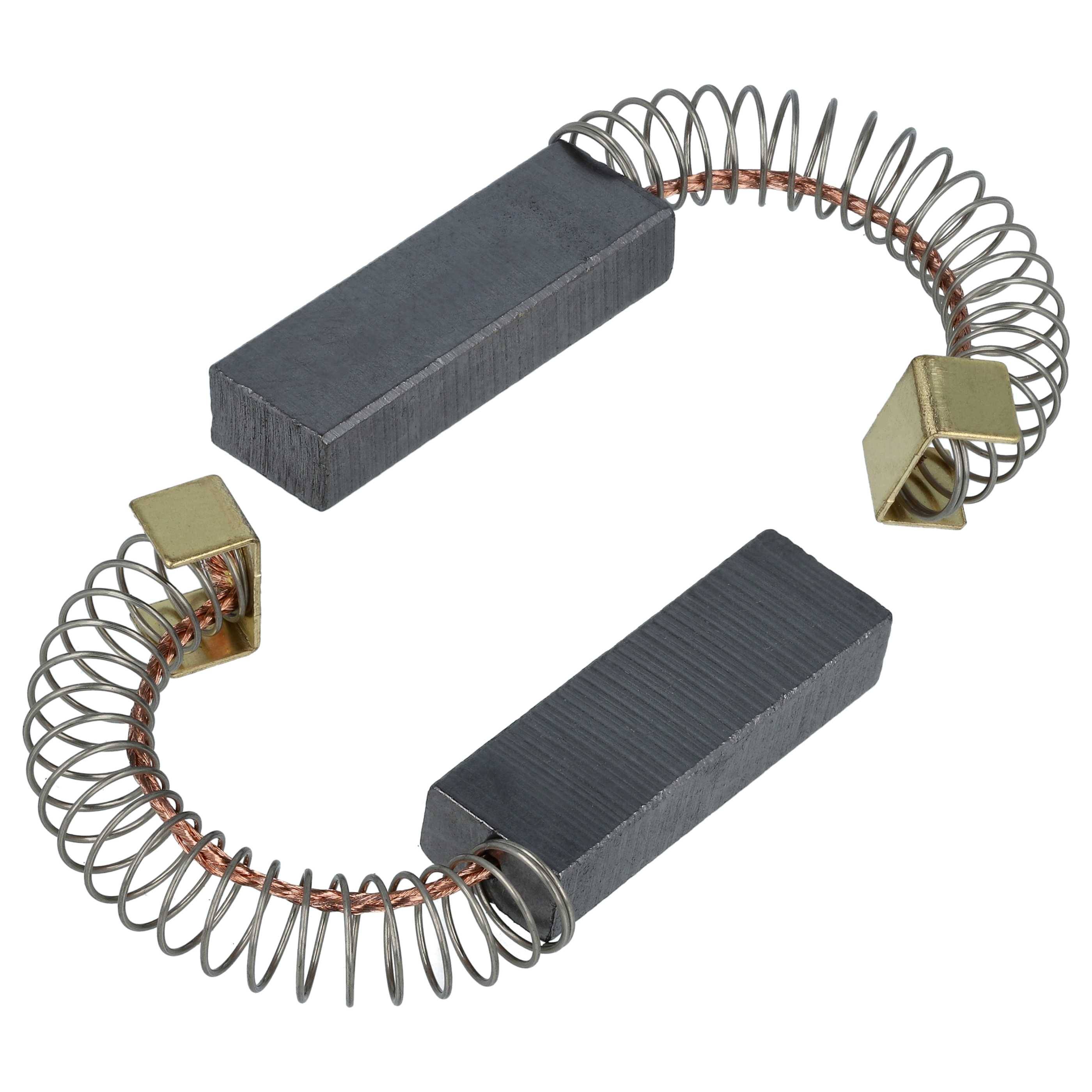 vhbw 2x Kohlebürste 6 x 10 x 31 mm kompatibel mit Kärcher 1.934-145.0, 1.934-862.0, 1.934-812.0, 1.934-807.0 Nass-/Trockensauger + Feder