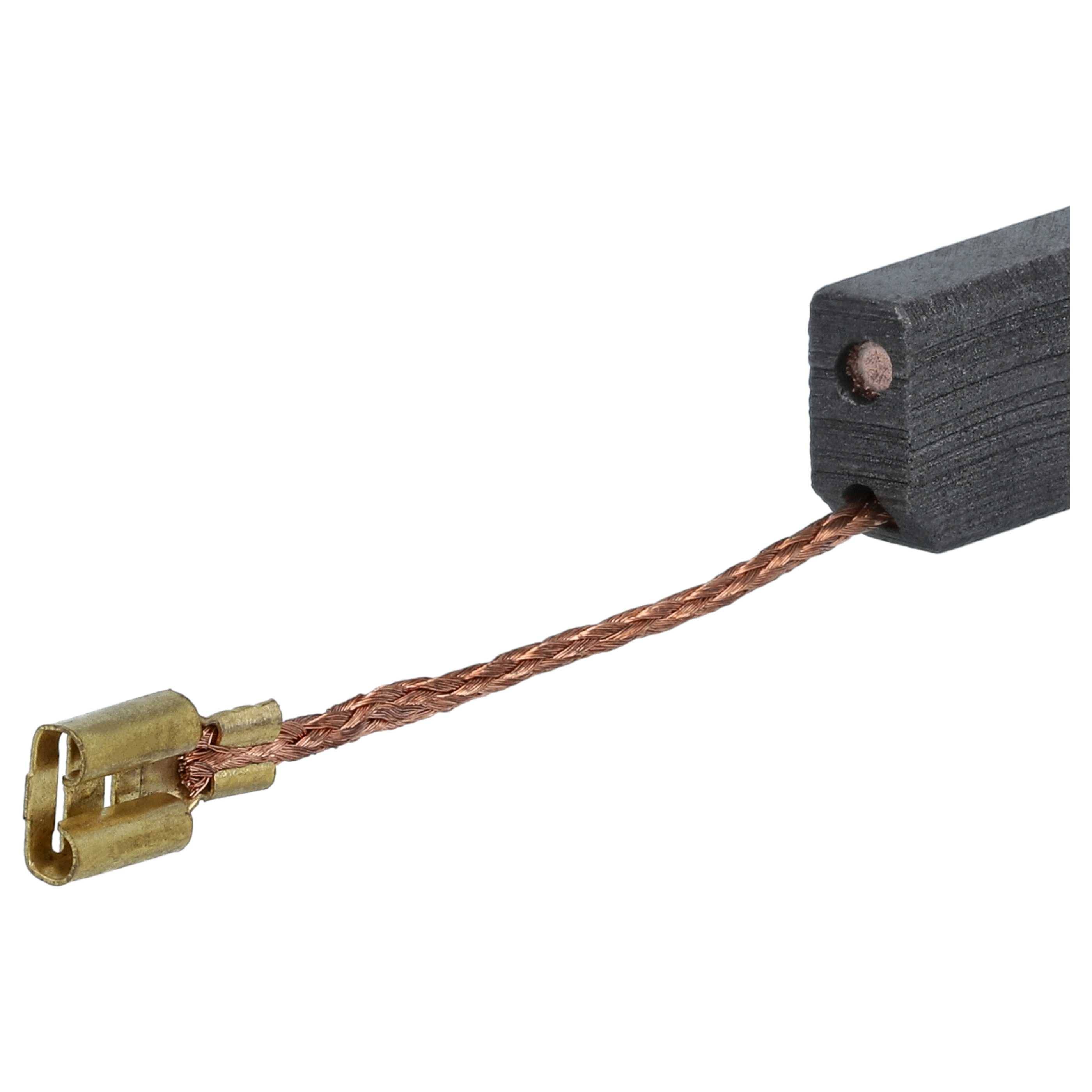 vhbw 2x Kohlebürste 5 x 10 x 17 mm kompatibel mit Fein KBM 50 Q, KBH 25-2 U, KBH 25 S, KBM 52U, KBM 50 U, KBM 50 QX Bohrmaschine, Schleifer