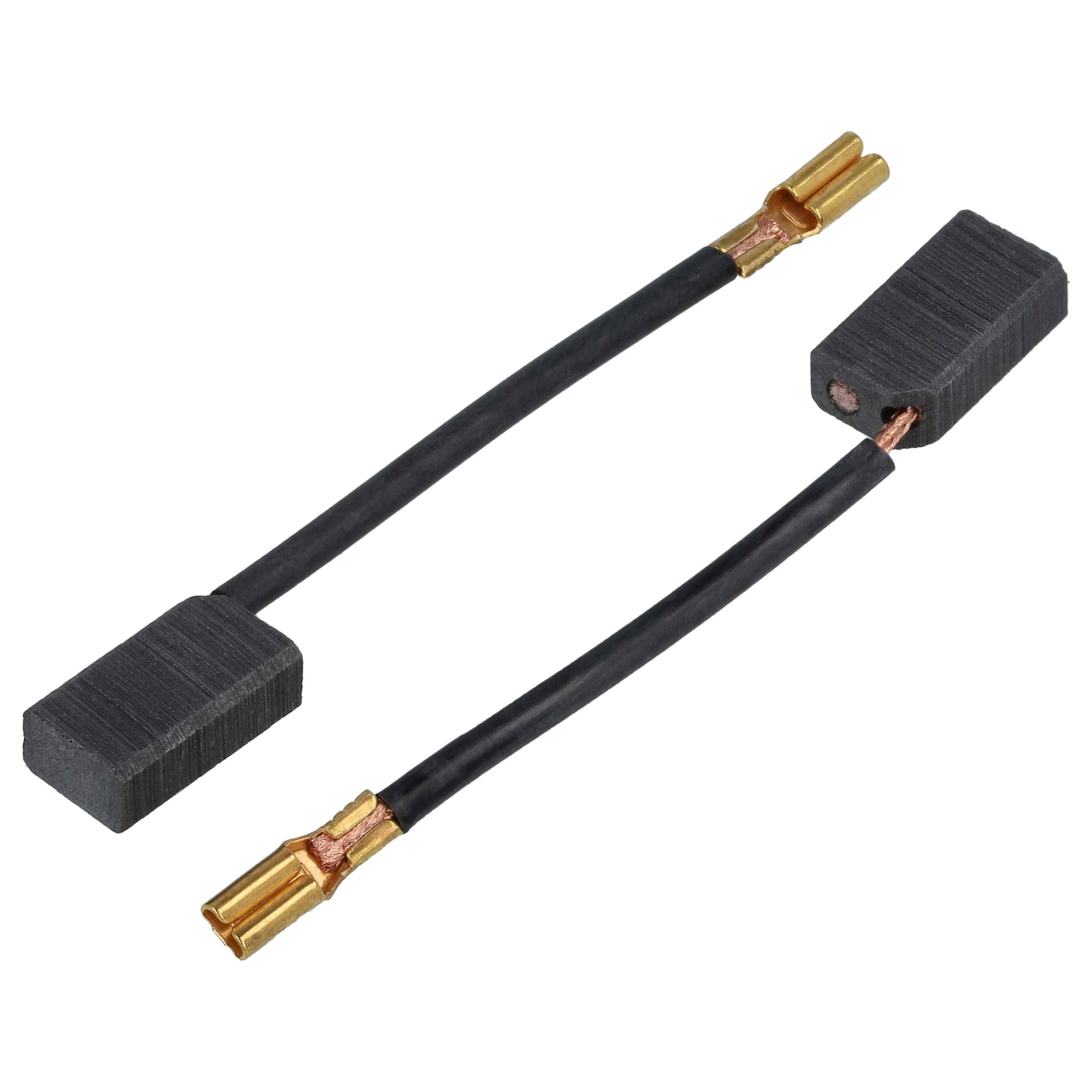 vhbw 2x Kohlebürste 5 x 8 x 14 mm kompatibel mit Fein FSC2.0X, FSC2.0, FSC1.6X, FSC1.6, KBM 32 Schlagbohrer, Bohrmaschine