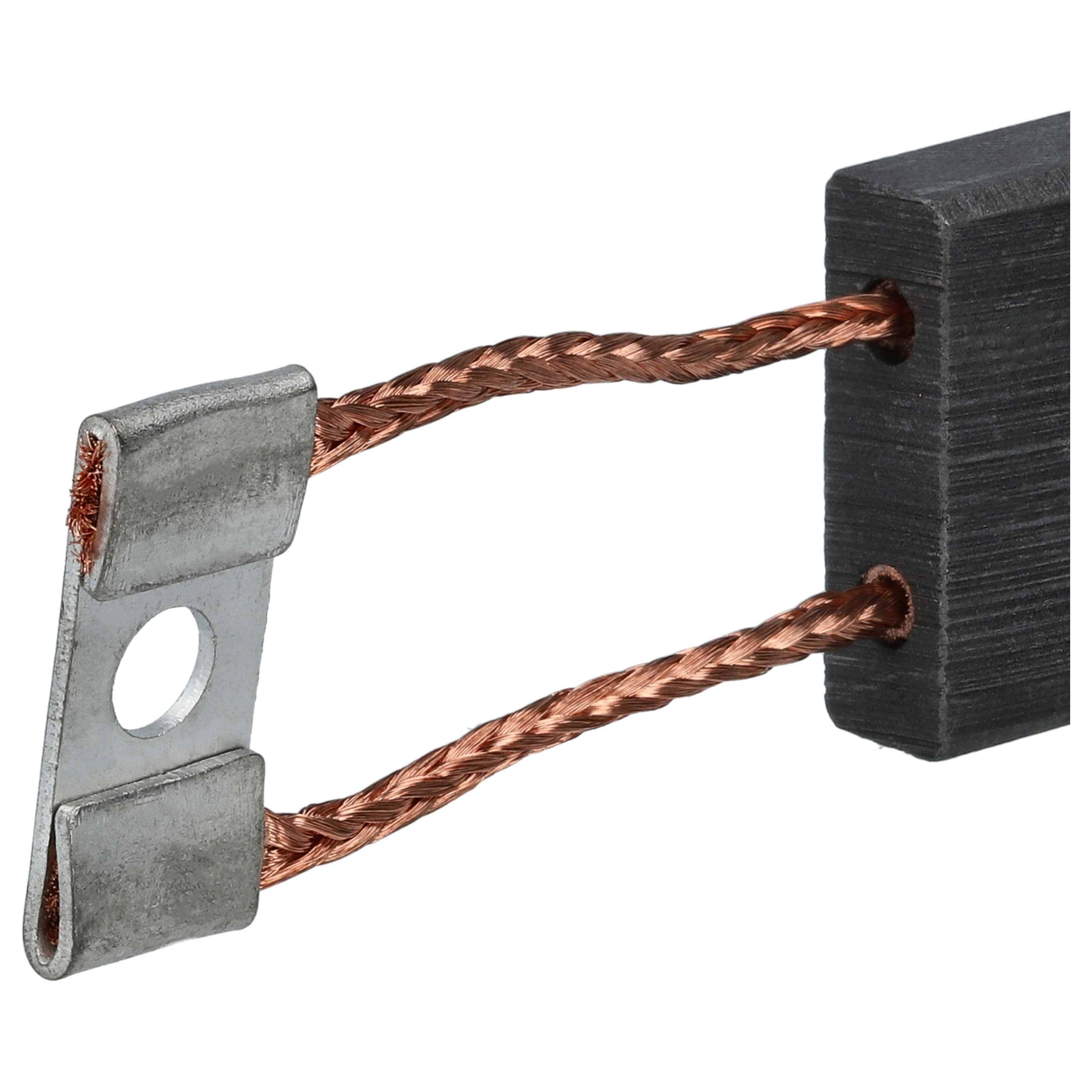 vhbw 2x Kohlebürste 6,3 x 20 x 17 mm kompatibel mit Wartburg 313, 312, 311, 353 Lichtmaschine