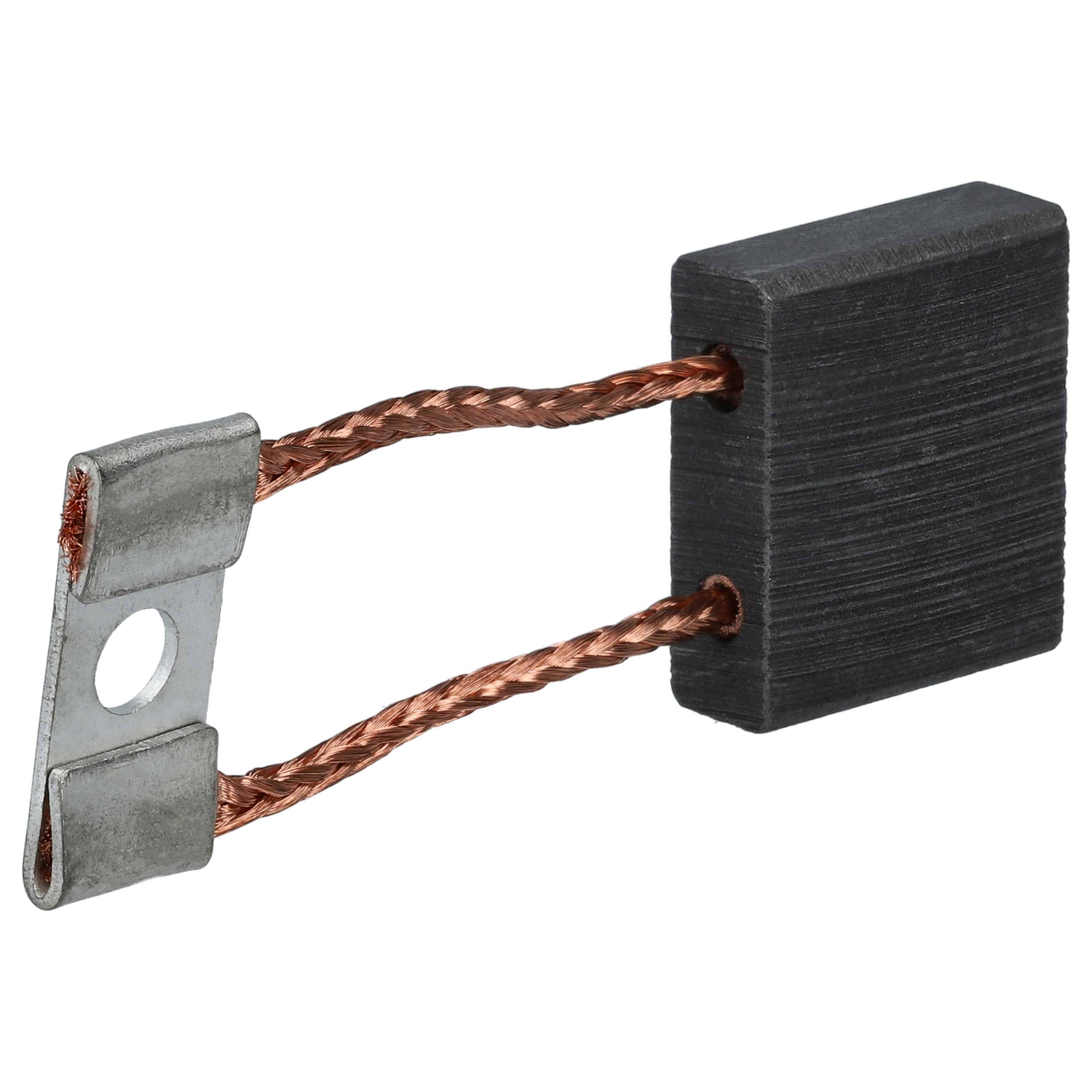 vhbw 2x Kohlebürste 6,3 x 20 x 17 mm kompatibel mit Barkas B1000-1, B1000 Lichtmaschine