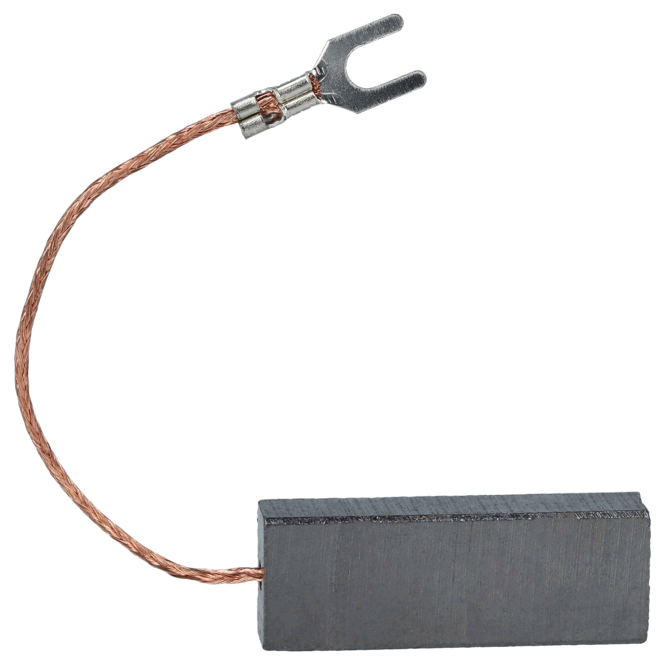 vhbw Kohlebürste 6,3 x 11 x 30 mm kompatibel mit Kärcher 1.428-511.0, 1.428-501.0, 1.428-514.0, 1.428-181.0, 1.428-171.0 Nass-/Trockensauger