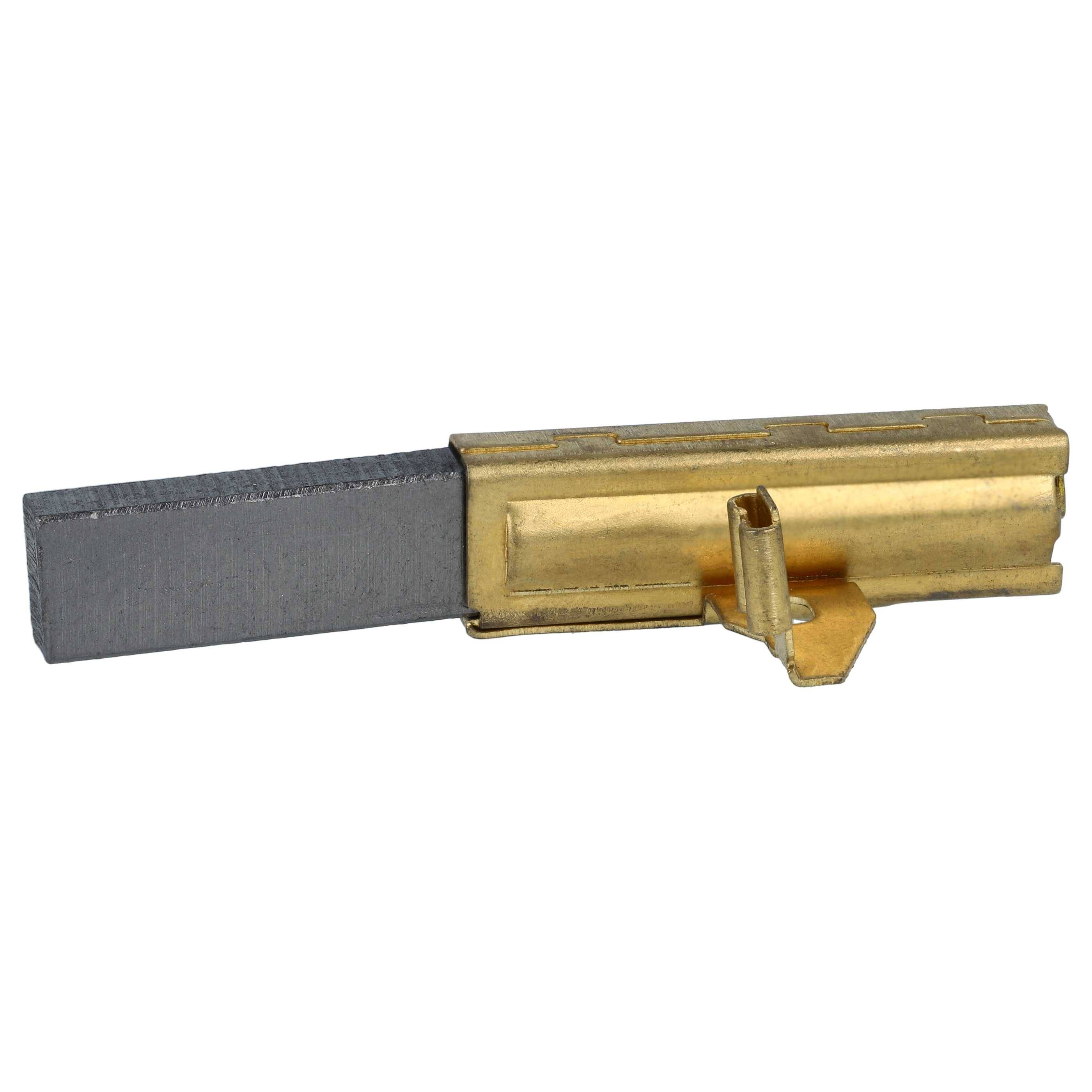 vhbw 2x Kohlebürste 6,3 x 14 x 32 mm Ersatz für Ametek Lamb 053200206 für Nass-/Trockensauger