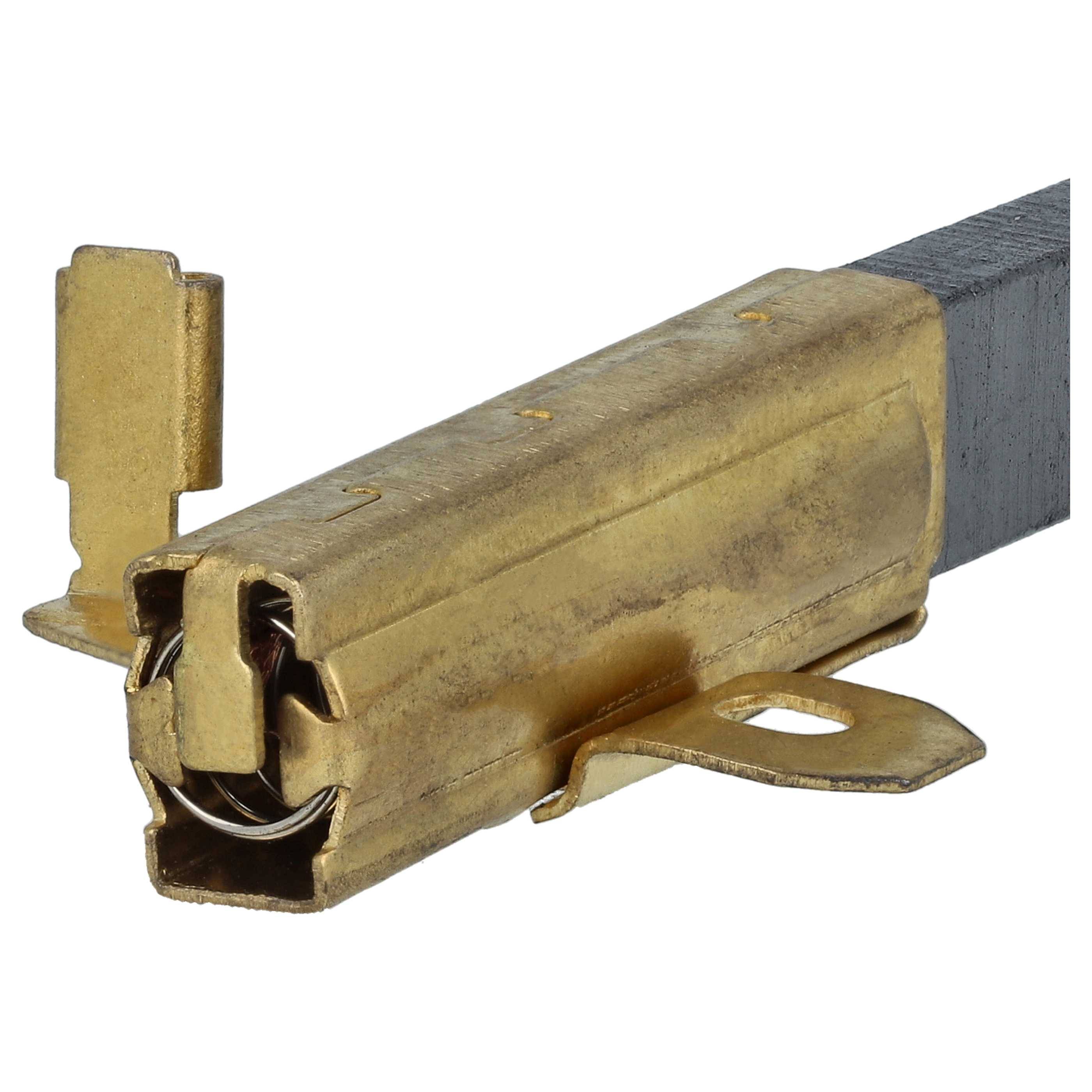 vhbw 2x Kohlebürste 6,3 x 14 x 32 mm Ersatz für Ametek Lamb 053200206 für Nass-/Trockensauger
