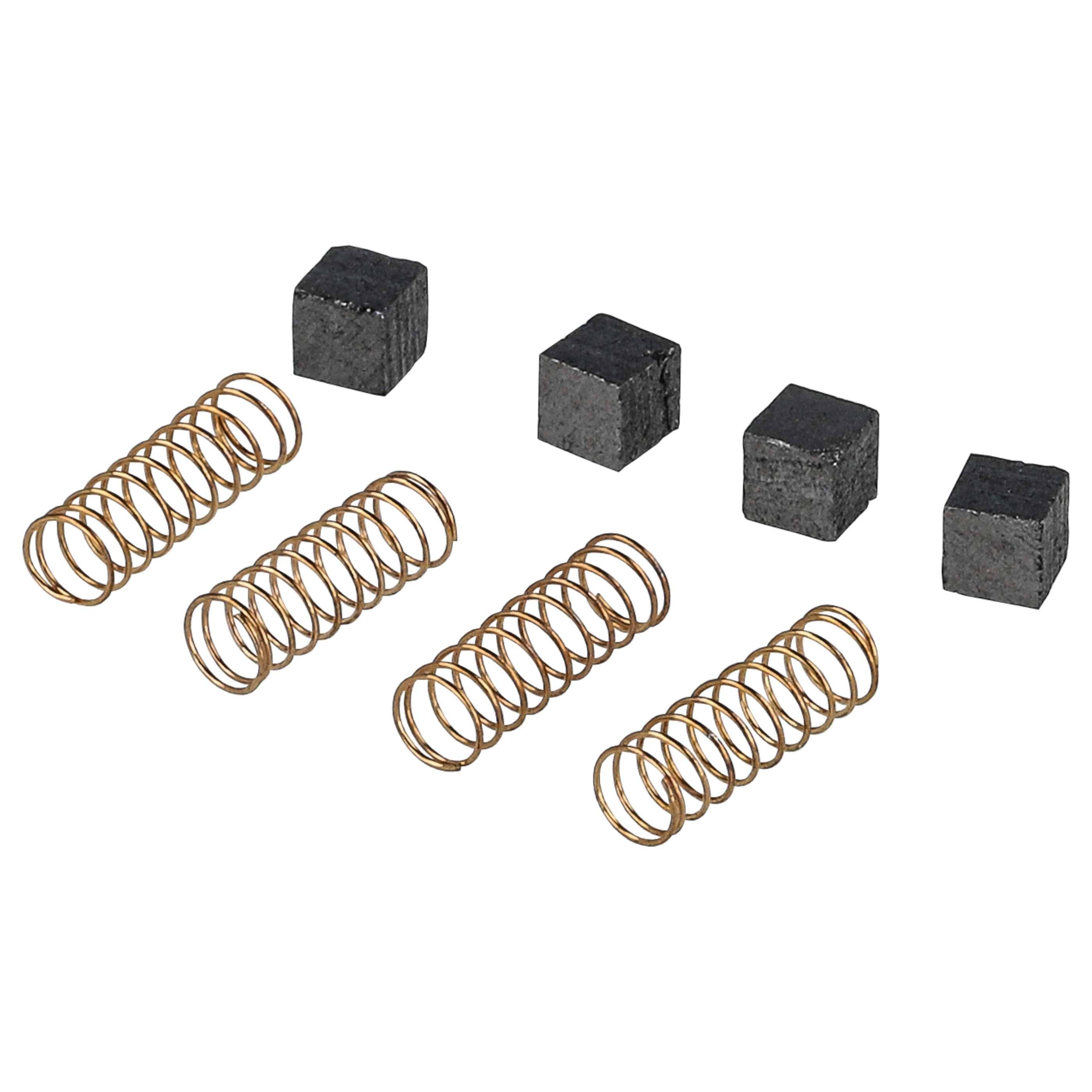vhbw 4x Kohlebürste 2 x 2 x 2 mm kompatibel mit Trix Minitrix Spur N Spielzeug, Modellbau Eisenbahn