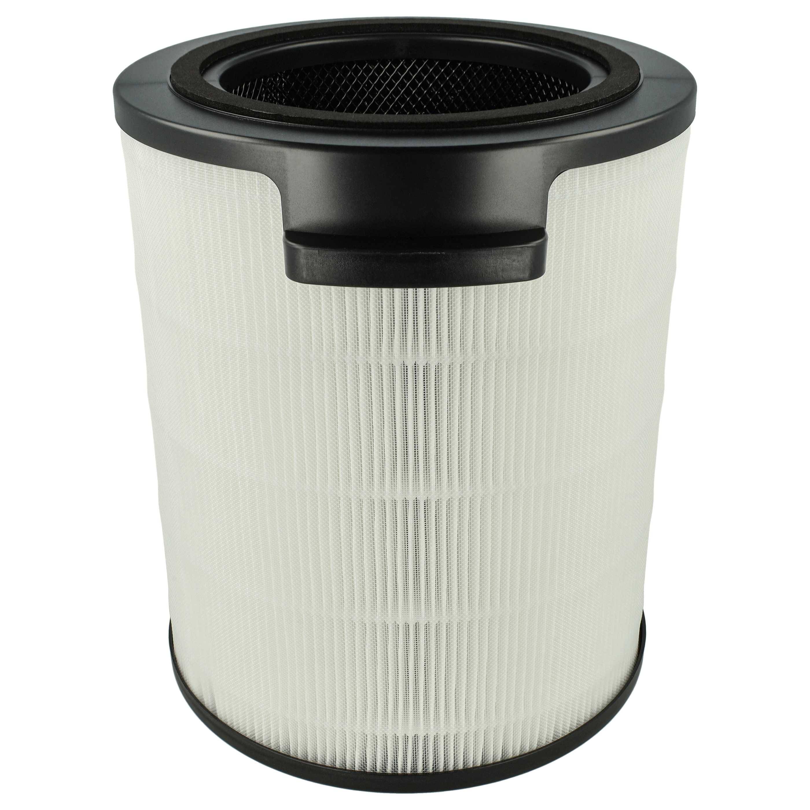 vhbw Aktivkohlefilter kompatibel mit Philips AMF870, AMF765 Luftreiniger - HEPA 13 Luftfilter Schwarz Weiß