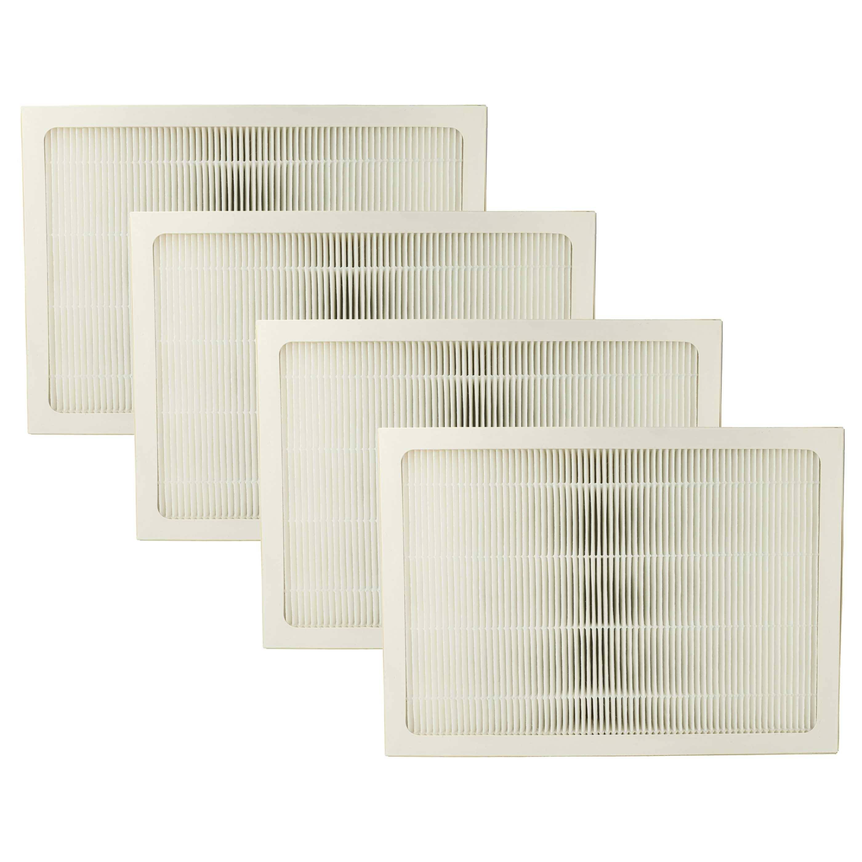 vhbw 4x Luftilter kompatibel mit Blueair Classic 650E, 680i Luftreiniger - Kombifilter Partikel + Aktivkohle