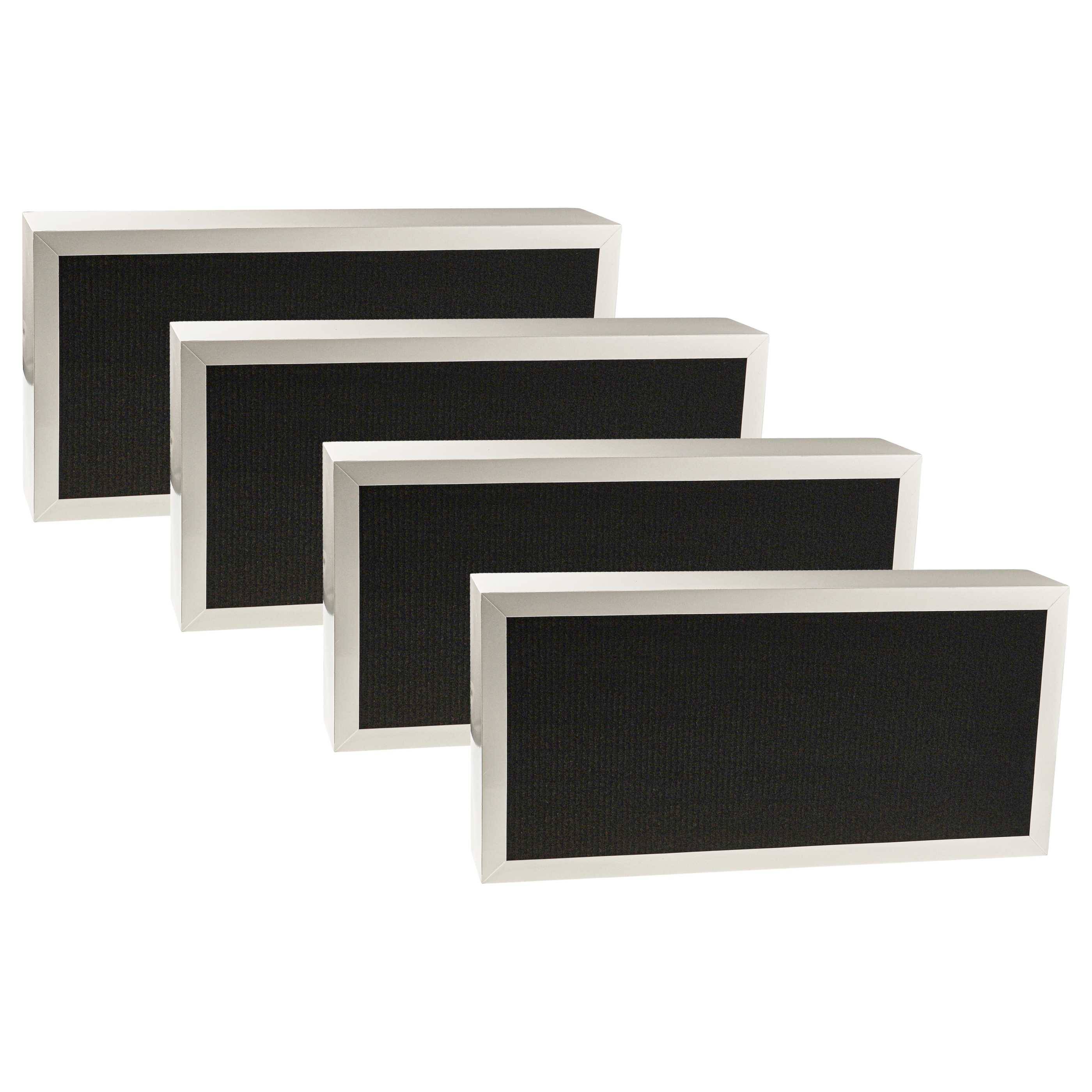 vhbw 4x Luftilter kompatibel mit Blueair Classic 403, 402, 450E, 410, 405 Luftreiniger - Kombifilter Partikel + Aktivkohle