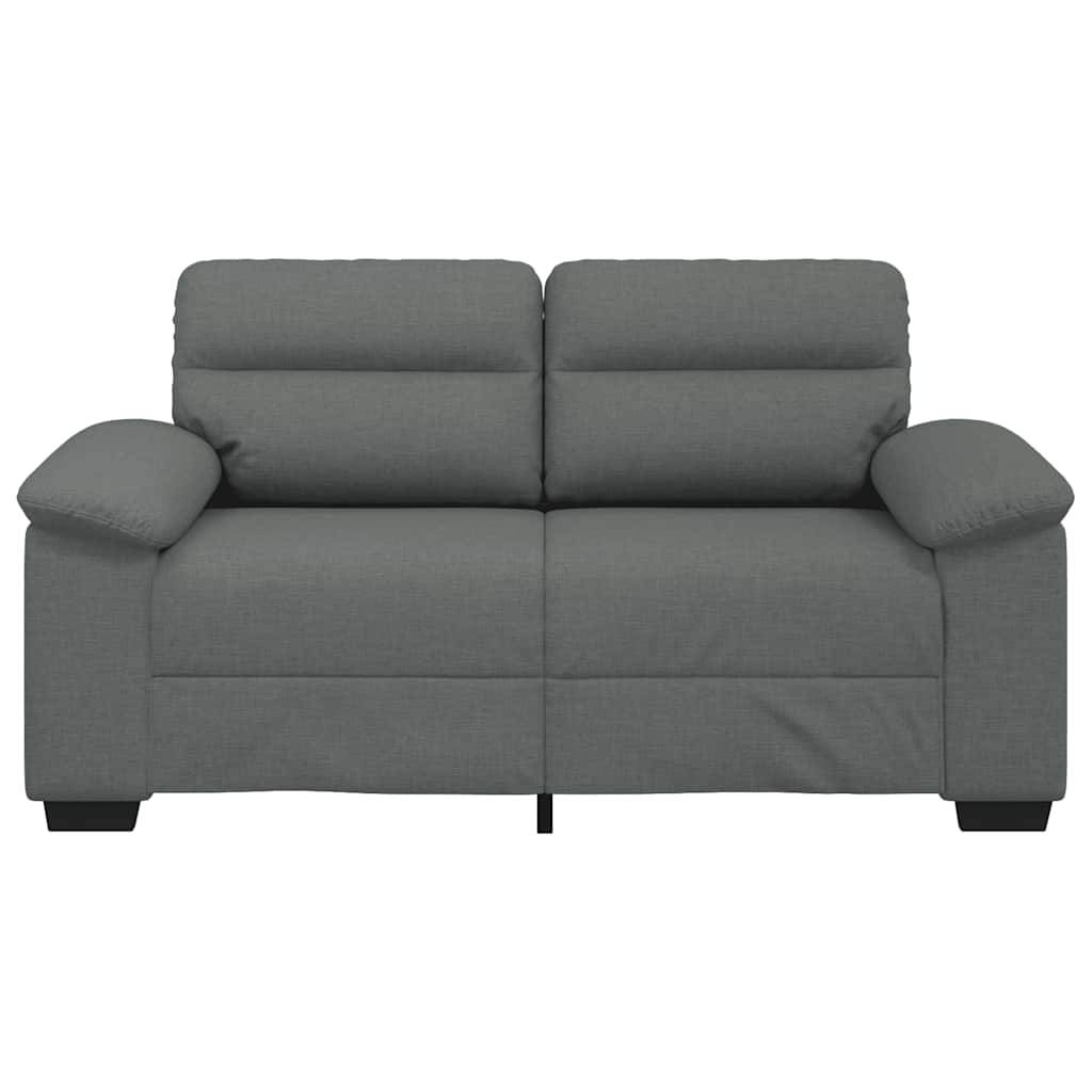 vidaXL 2-Sitzer-Sofa Dunkelgrau 120 cm Stoff