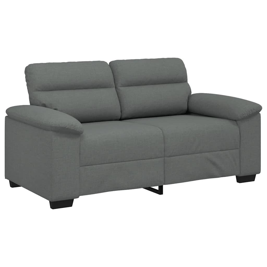 vidaXL 2-Sitzer-Sofa Dunkelgrau 120 cm Stoff