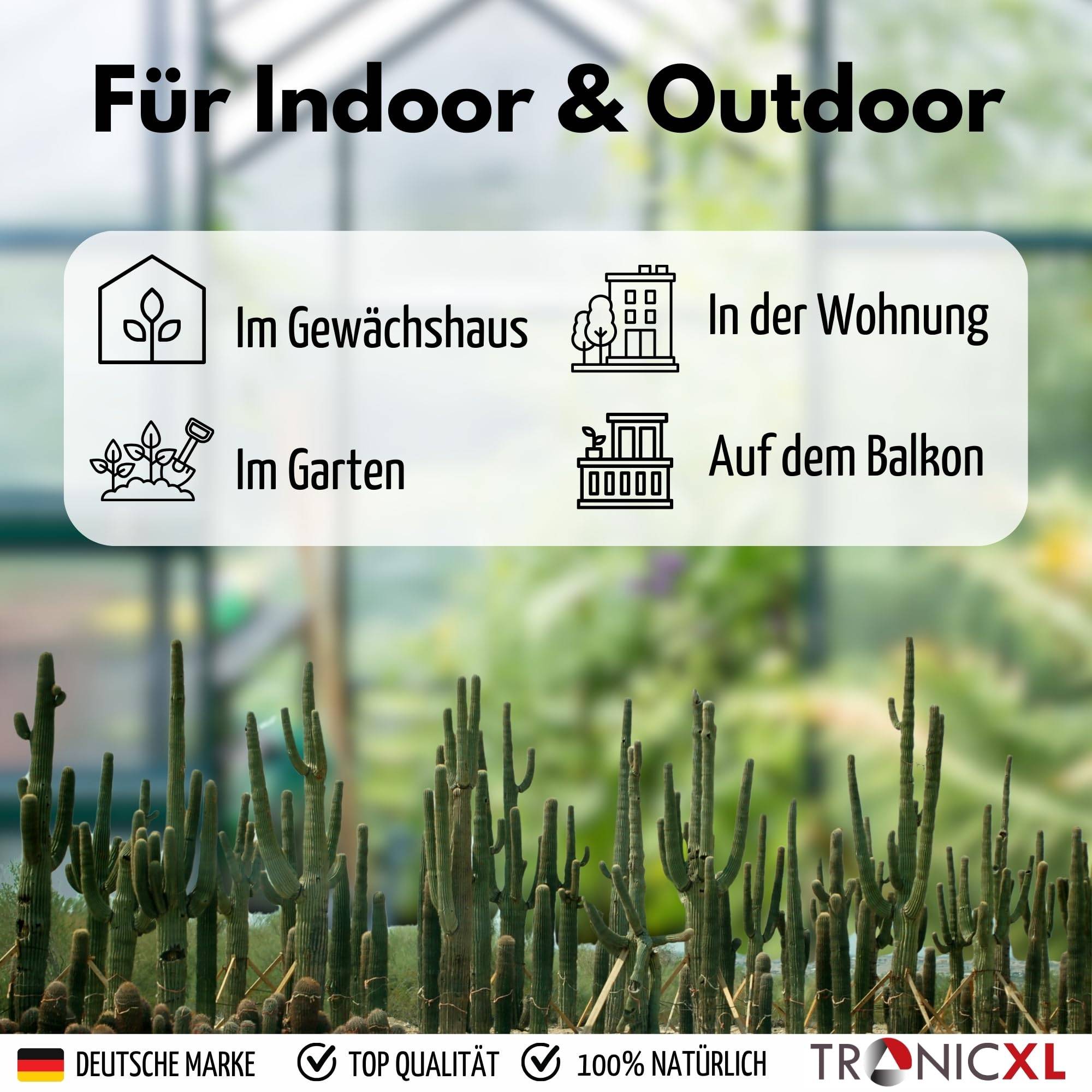 5L Kakteendünger Konzentrat MADE IN GERMANY Sukkulentendünger Universal Kakteen Sukkulenten Dünger flüssig 5000ml Flüssigdünger 5 x 1 Liter Kakt