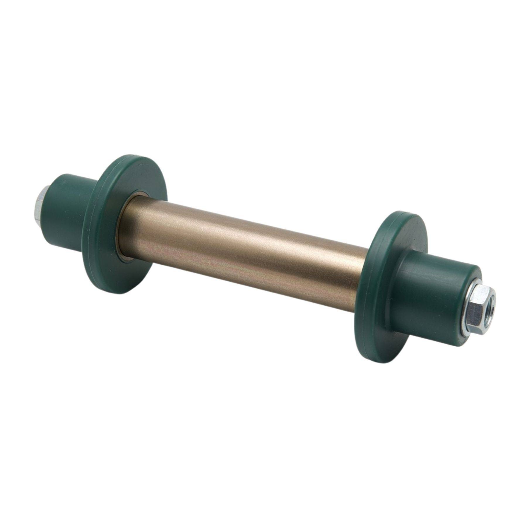 Julido Achse für Schubkarre grün 20mm Stahl verzinkt Bollerwagenreifen Sackkarre