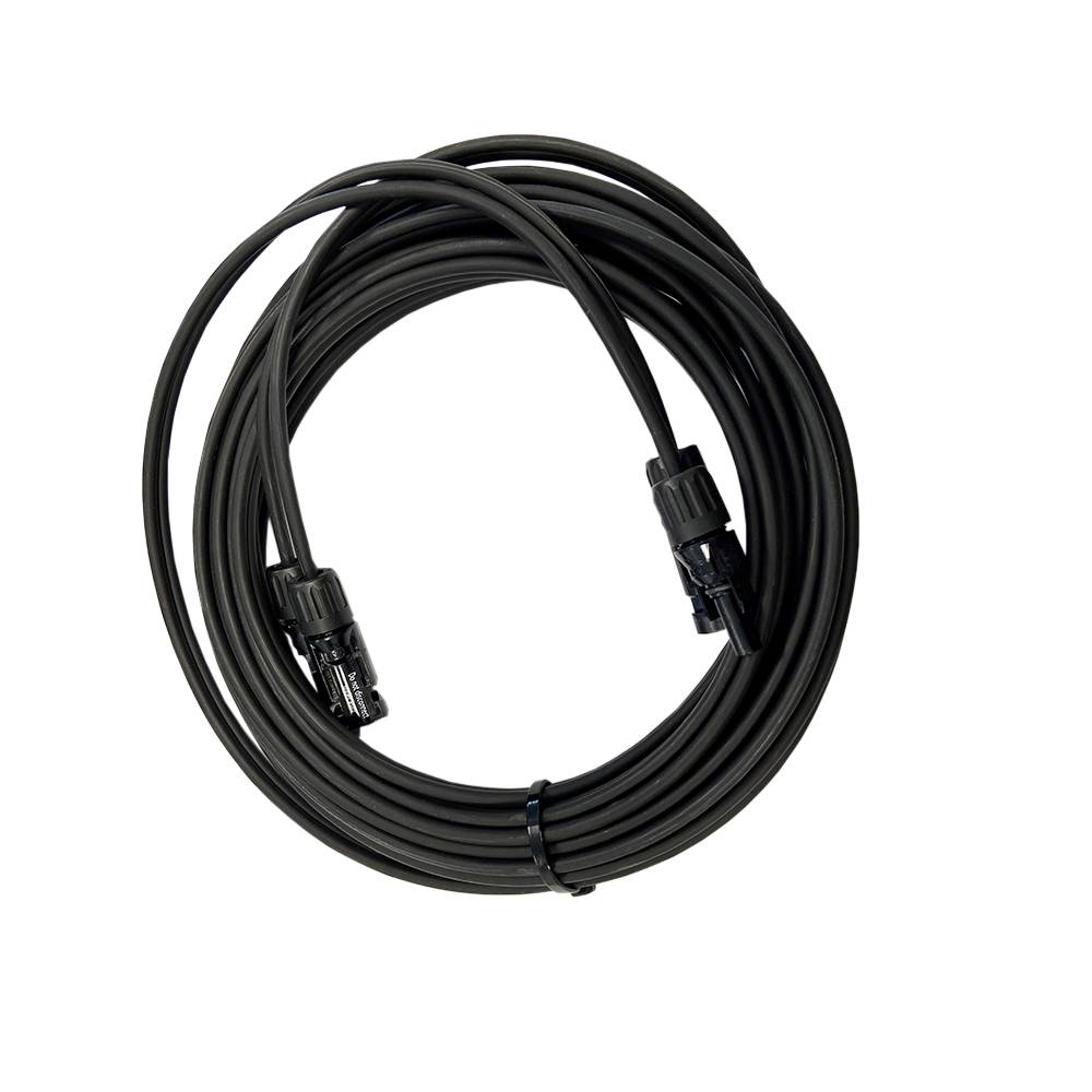 Offgridtec 2m 2x4mm² MC-4 zu MC4 Verbindungskabel Stecker/ Buchse Verlängerung