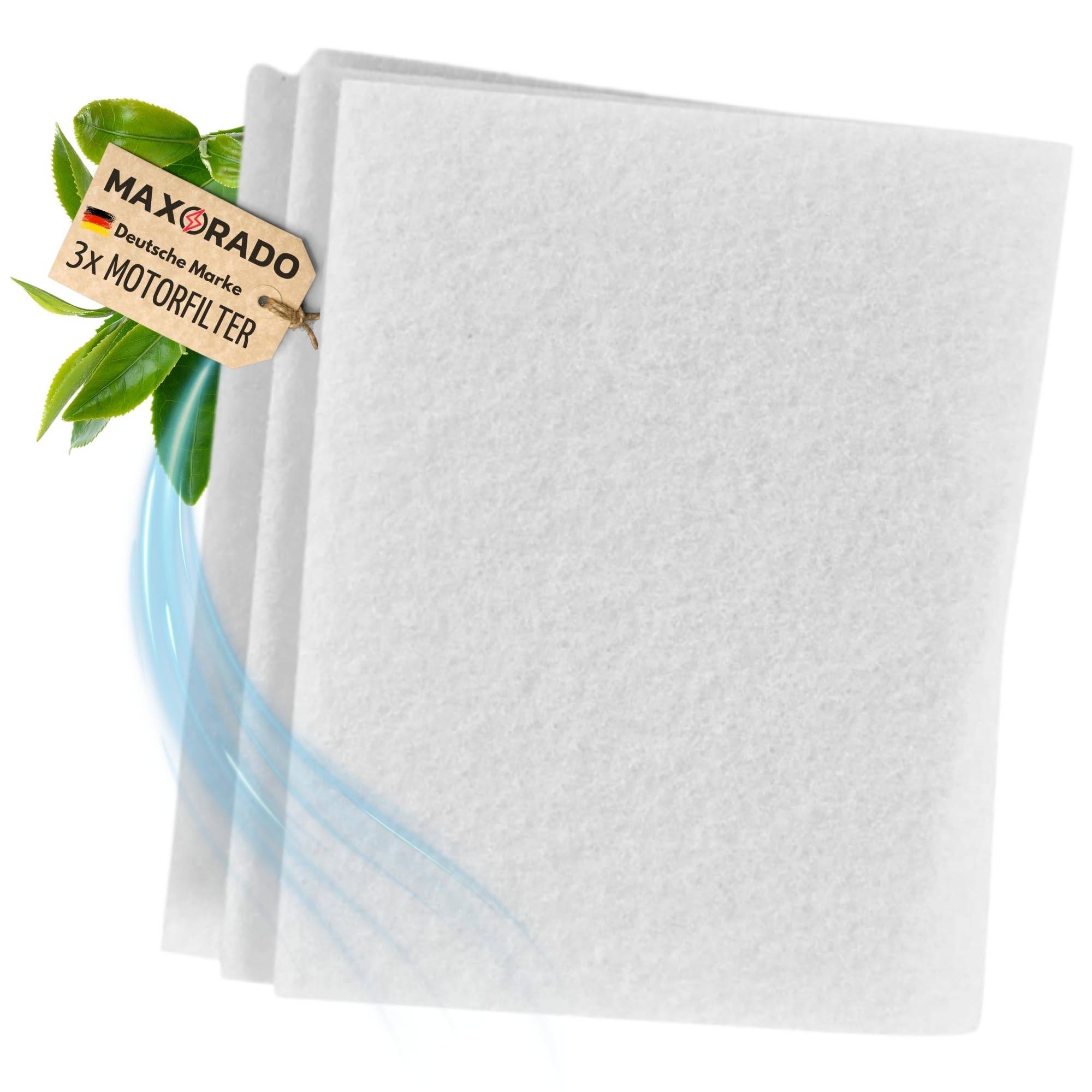 Maxorado 3x Motorfilter für Staubsauger motorschutzfilter Motor Filter Universal Vormotorfilter Einlassfilter zb kompatibel mit Philips Performer