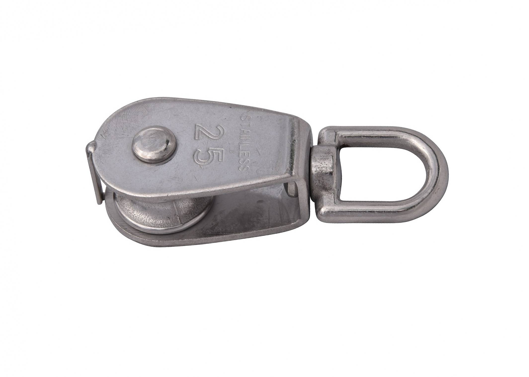 Umlenkrolle Blockseilrolle Seilzug Flaschenzug Edelstahl 25mm V4A 400kg