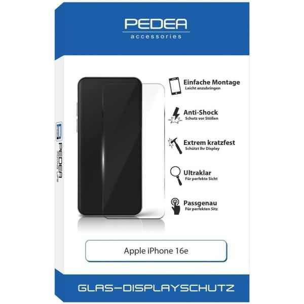 PEDEA Display-Schutzglas für Apple iPhone 16e