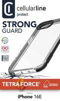 Cellularline Strong Guard Case - für Apple iPhone 16e - Clear