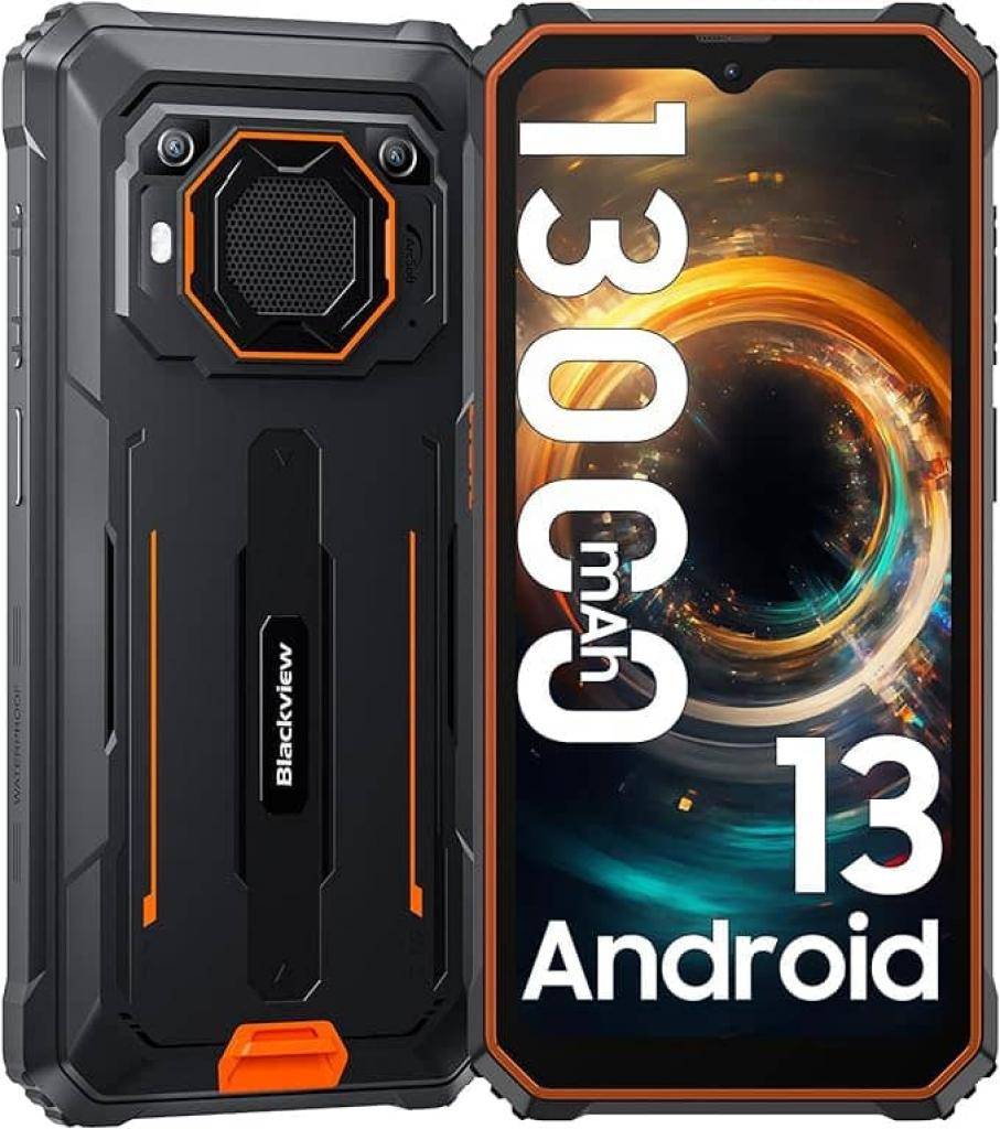 Blackview BV6200pro orange Smartphone 8GB RAM, 128GB ROM