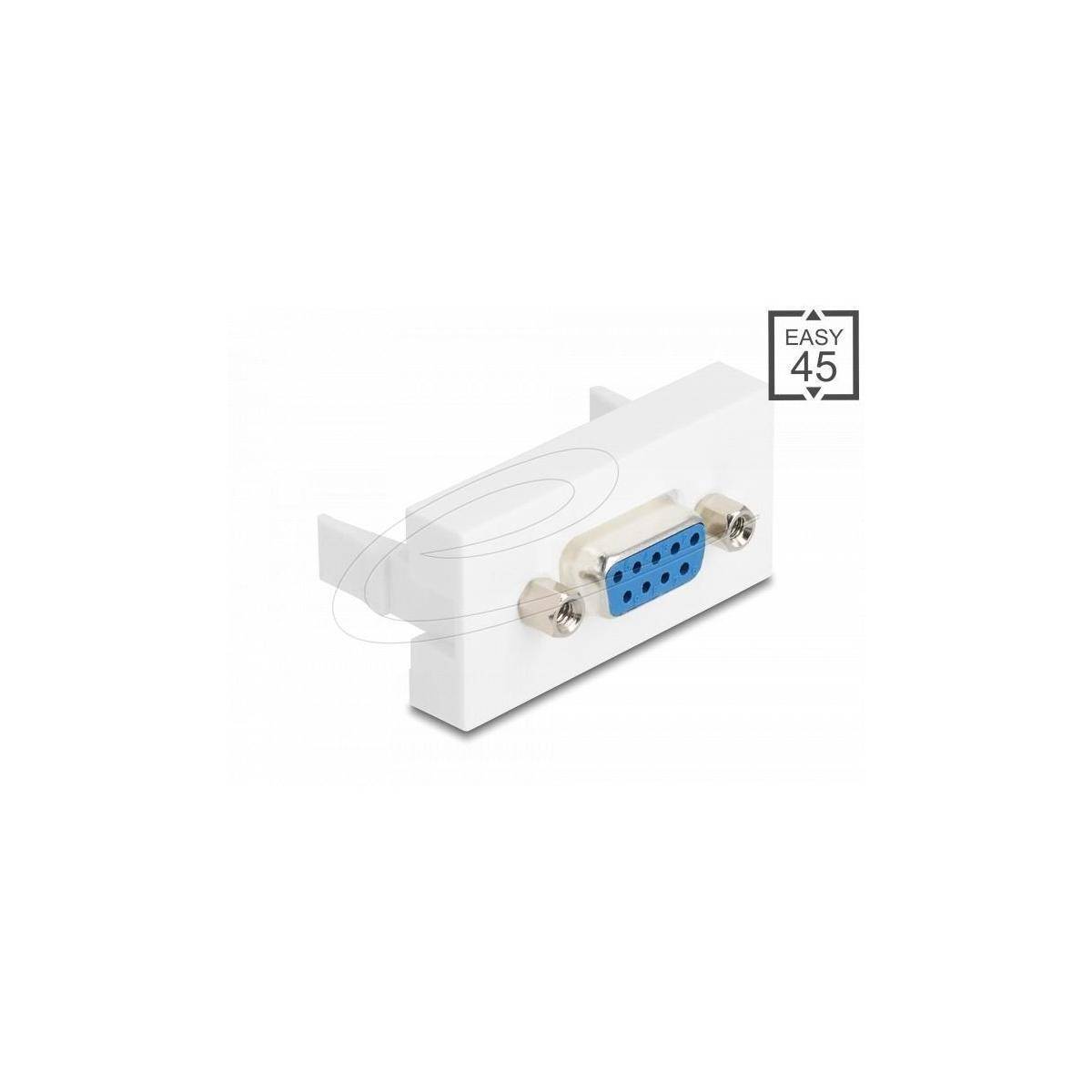 Delock Easy 45 Modul Sub-D 9 Buchse zu Buchse 22,5 x 45 mm