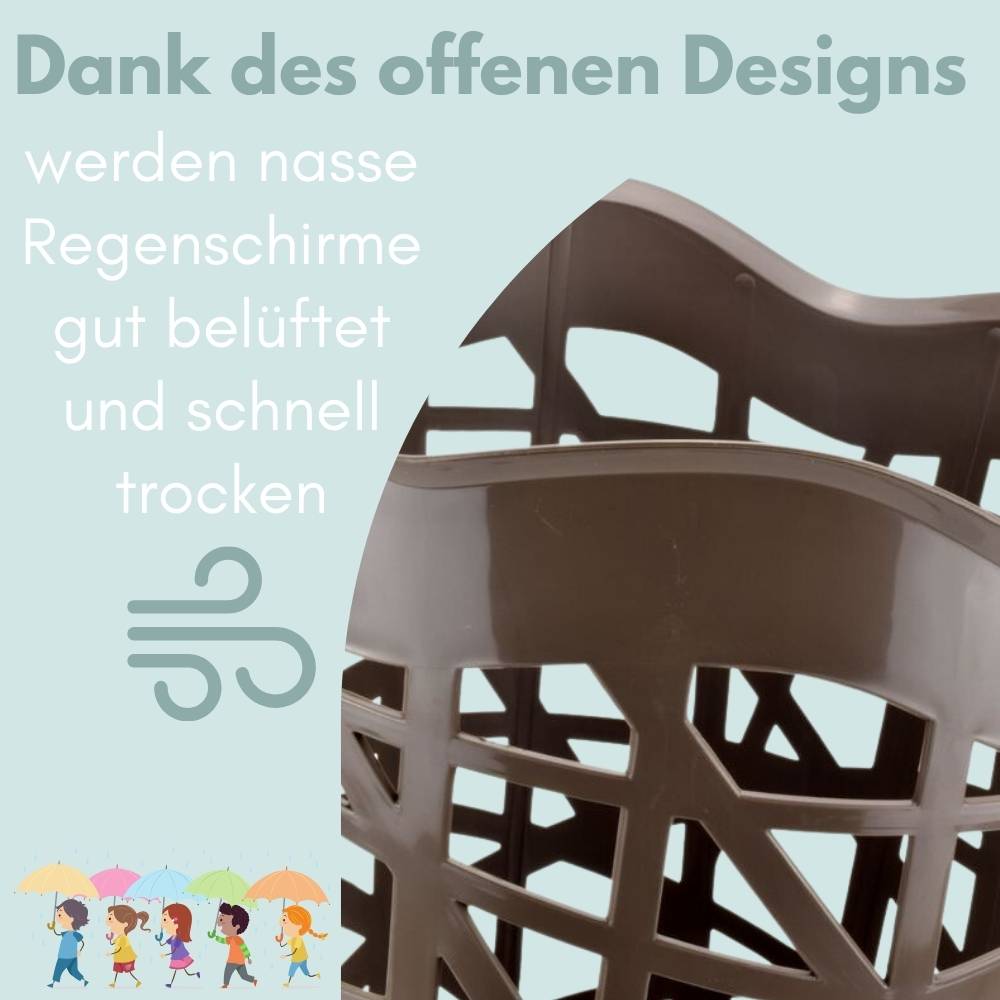 2x Regenschirmständer Schirmständer für Regenschirm Ständer Halter Korb Regenschirmhalter Schirmhalter Boden