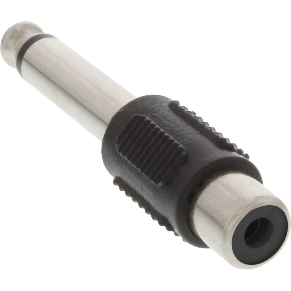 InLine® 99322 Audio Adapter, 6,3mm Klinke Stecker auf Cinch Buchse, Mono