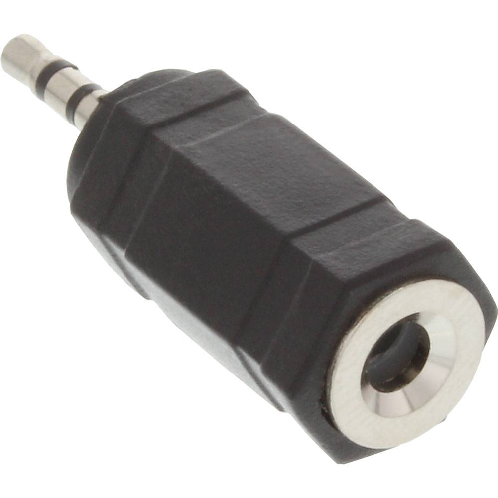 InLine® 99308 Audio Adapter, 2,5mm Klinke Stecker zu 3,5mm Buchse, Stereo