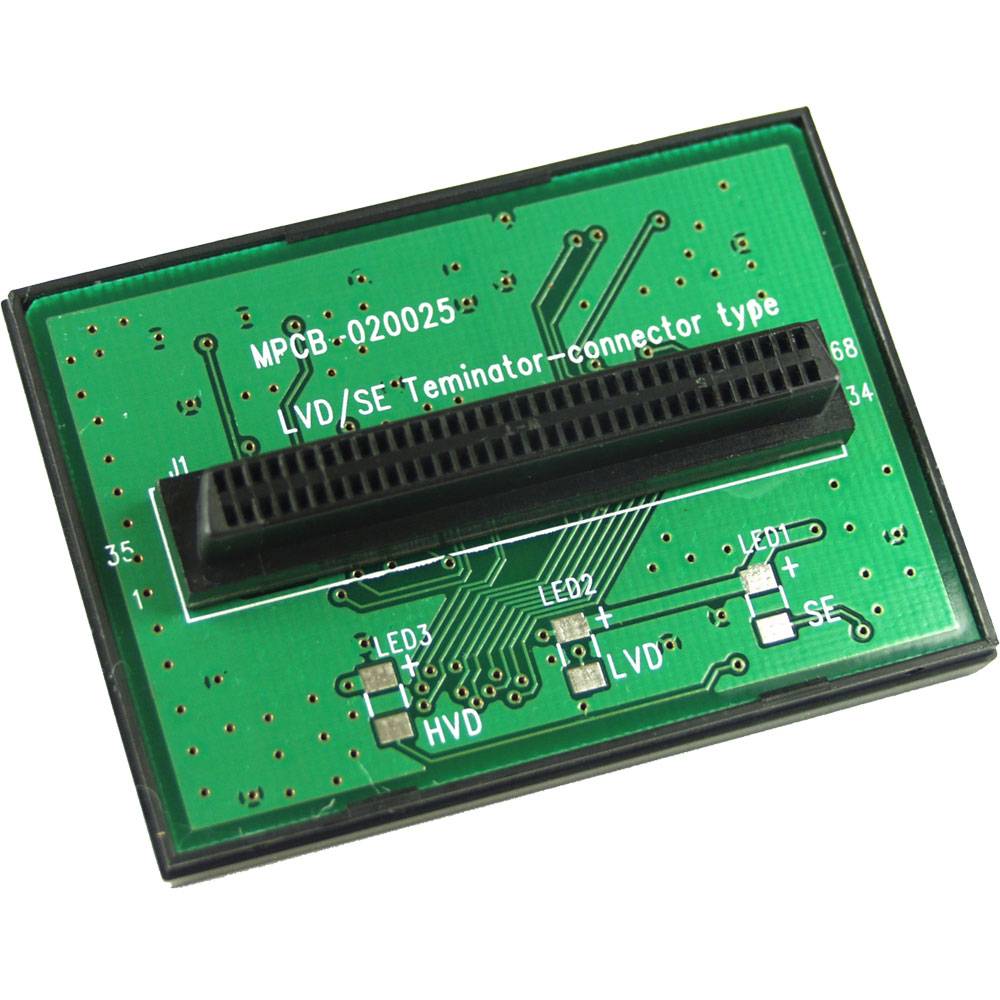 InLine® 39268T SCSI U320 LVD/SE Terminator, intern 68pol mini Sub D Buchse, T-Form