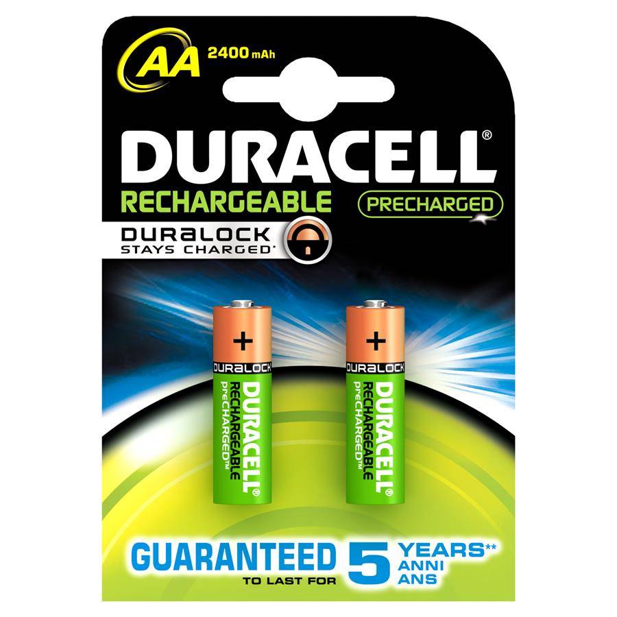 DURACELL Akku Recharge Ultra Mignon AA, 2er Blister